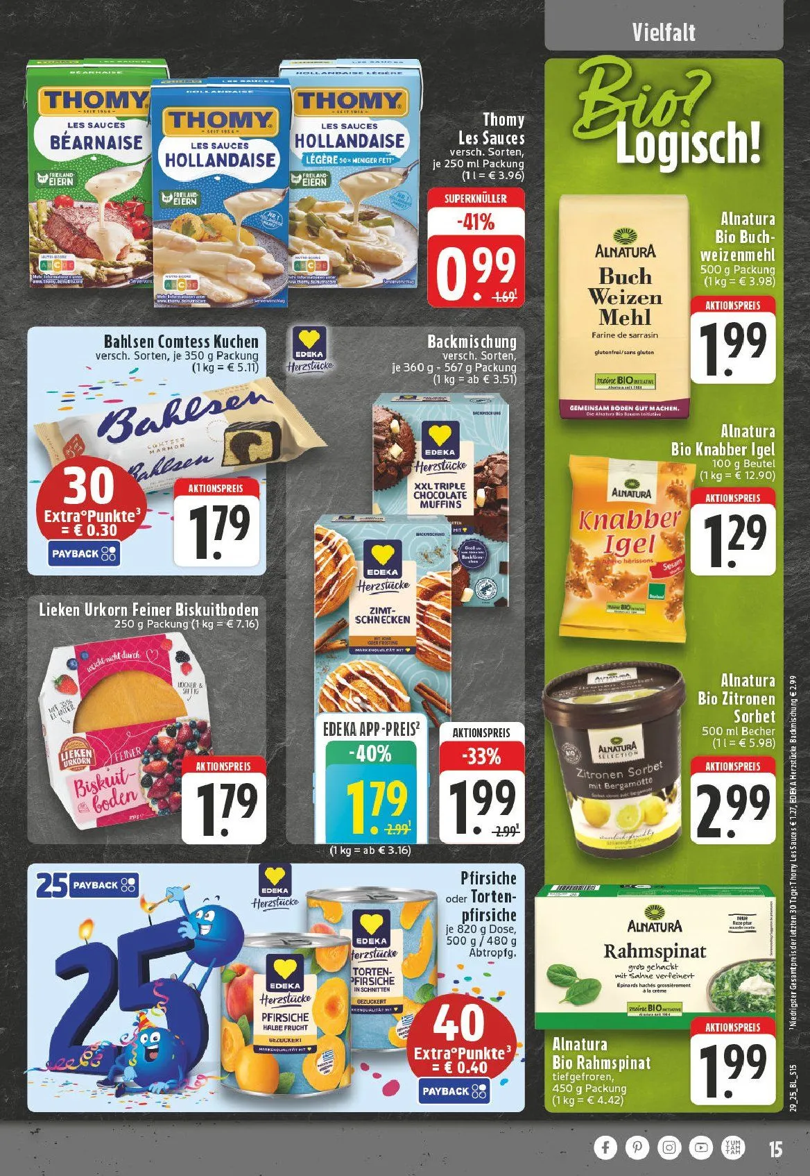 Edeka Prospekte - Aktuelle Angebote von 14. Juli bis 18. Juli 2025 - Prospekt seite 15