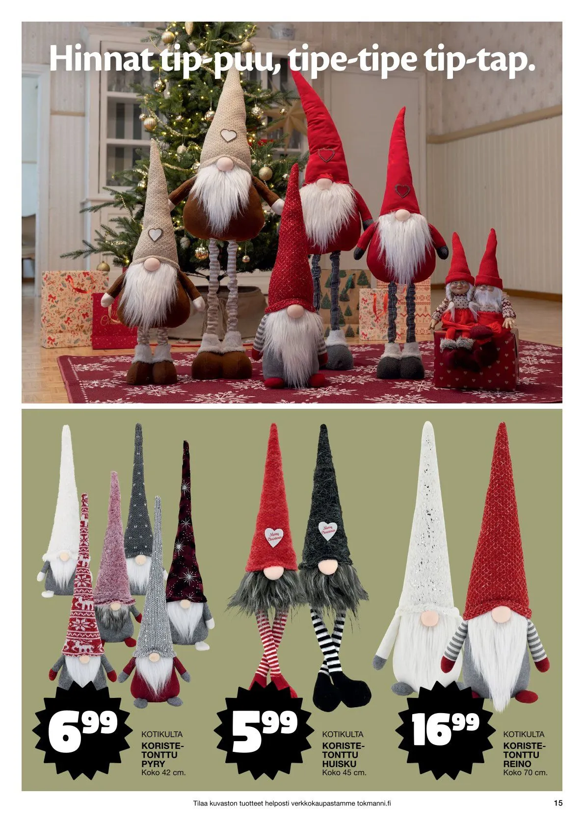  Tokmanni Tarjoukset voimassa alkaen 28. marraskuuta - 24. joulukuuta 2025 - Tarjouslehti sivu 15