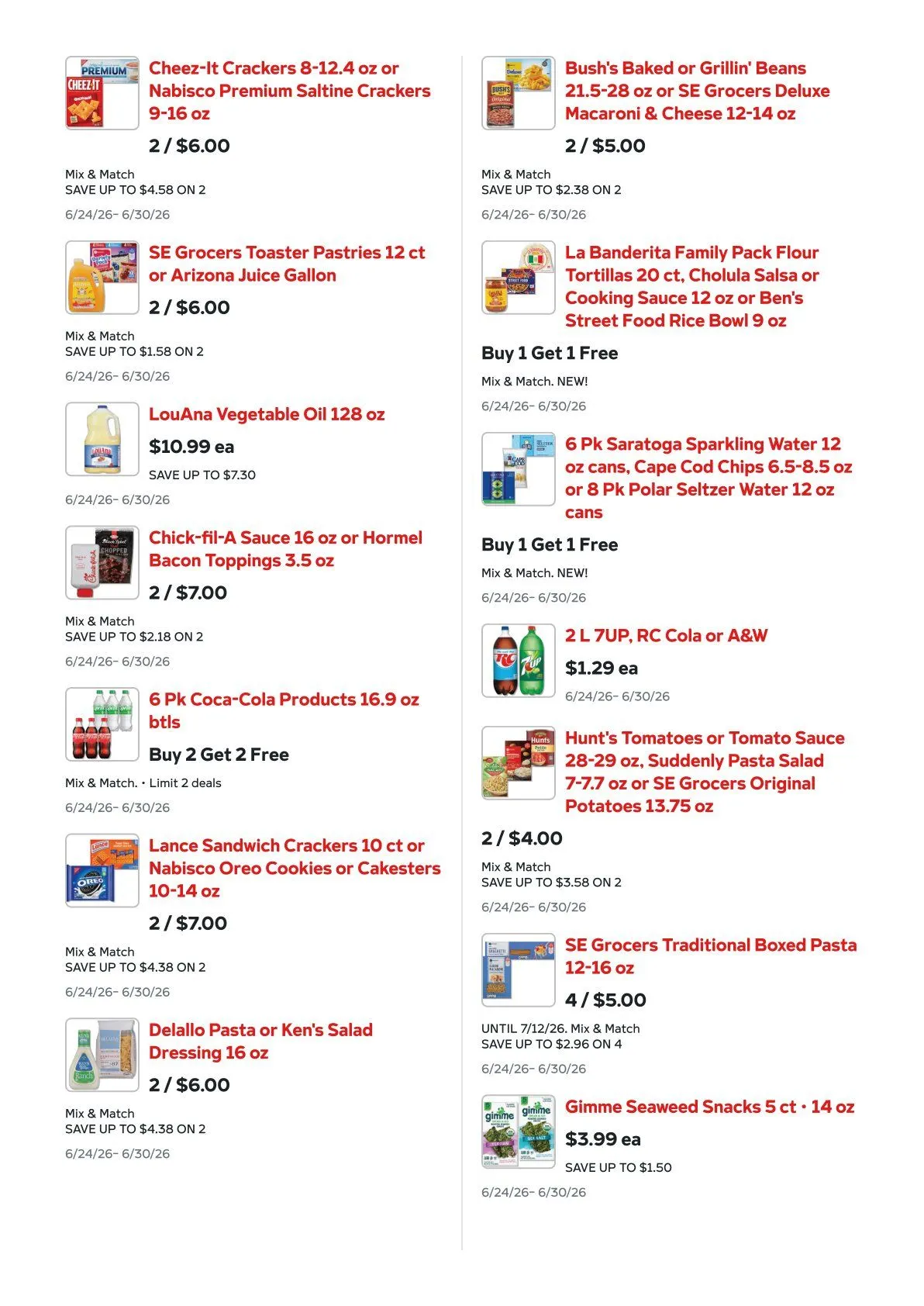 Weekly ad Winn Dixie Sales from June 24 to June 30 2026 - Page 15
