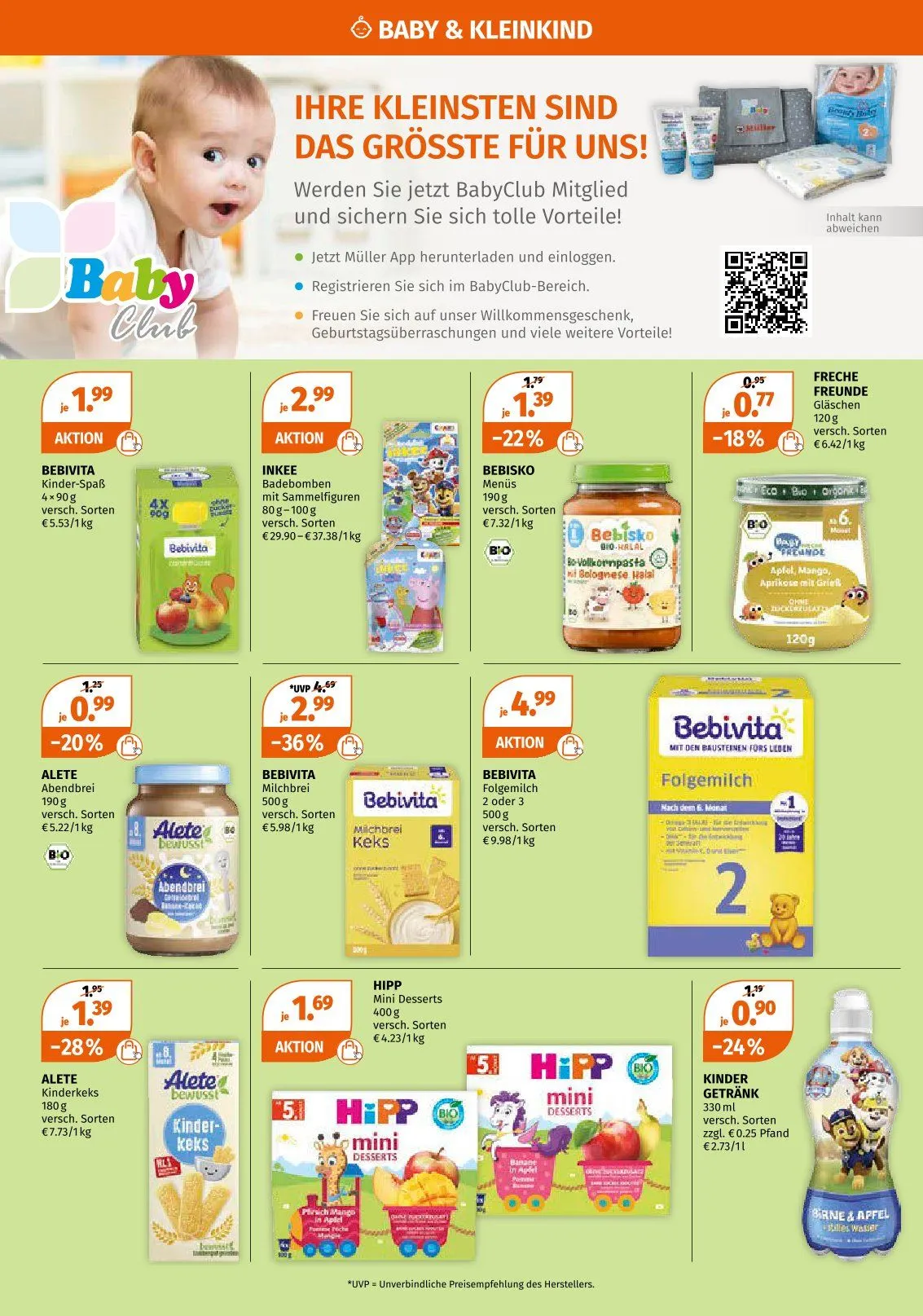 Müller Angebote von 1. Dezember bis 6. Dezember 2025 - Prospekt seite 15