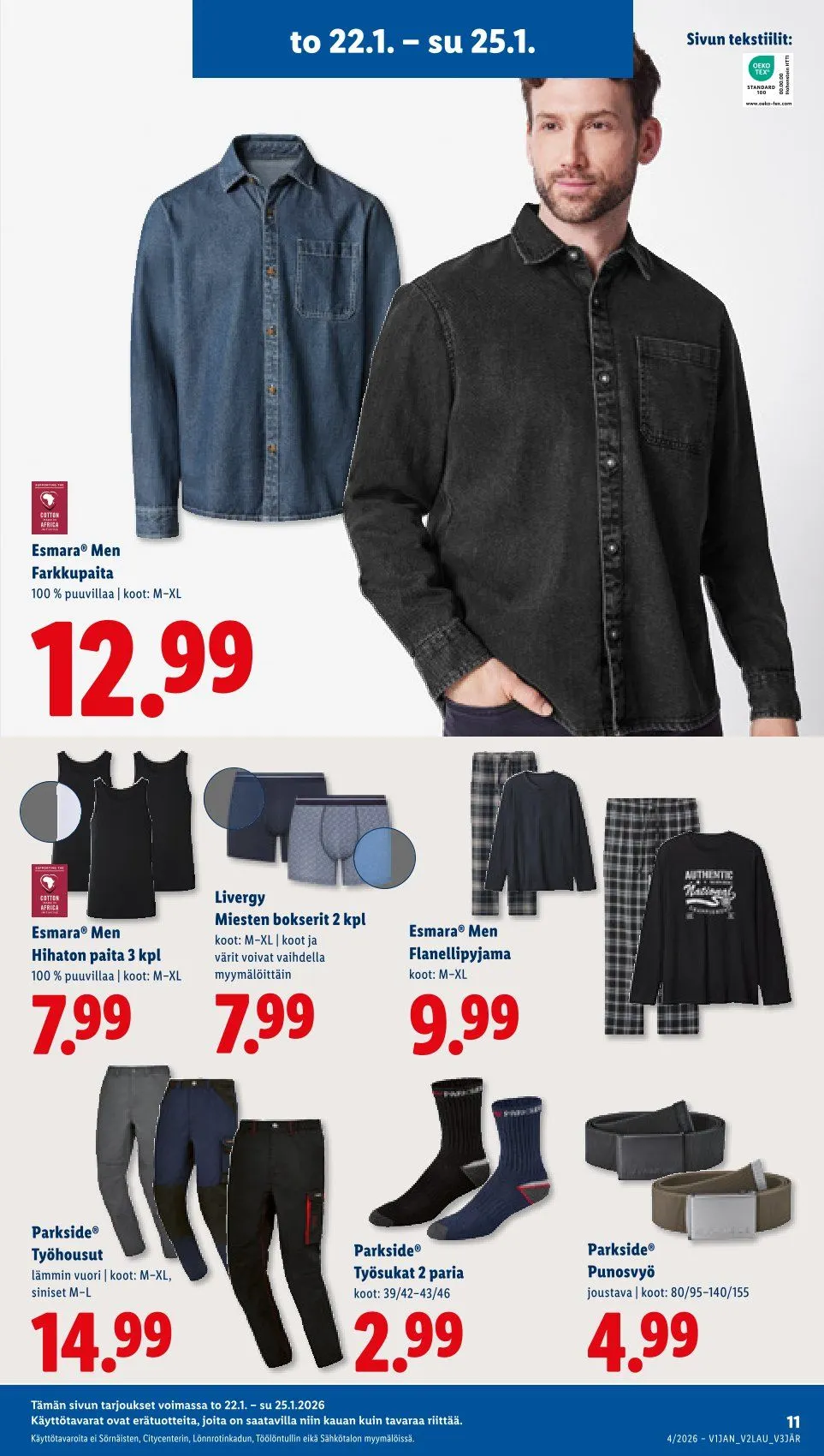 Lidl  Kaupan  tarjoukset voimassa alkaen 22. tammikuuta - 25. tammikuuta 2026 - Tarjouslehti sivu 15