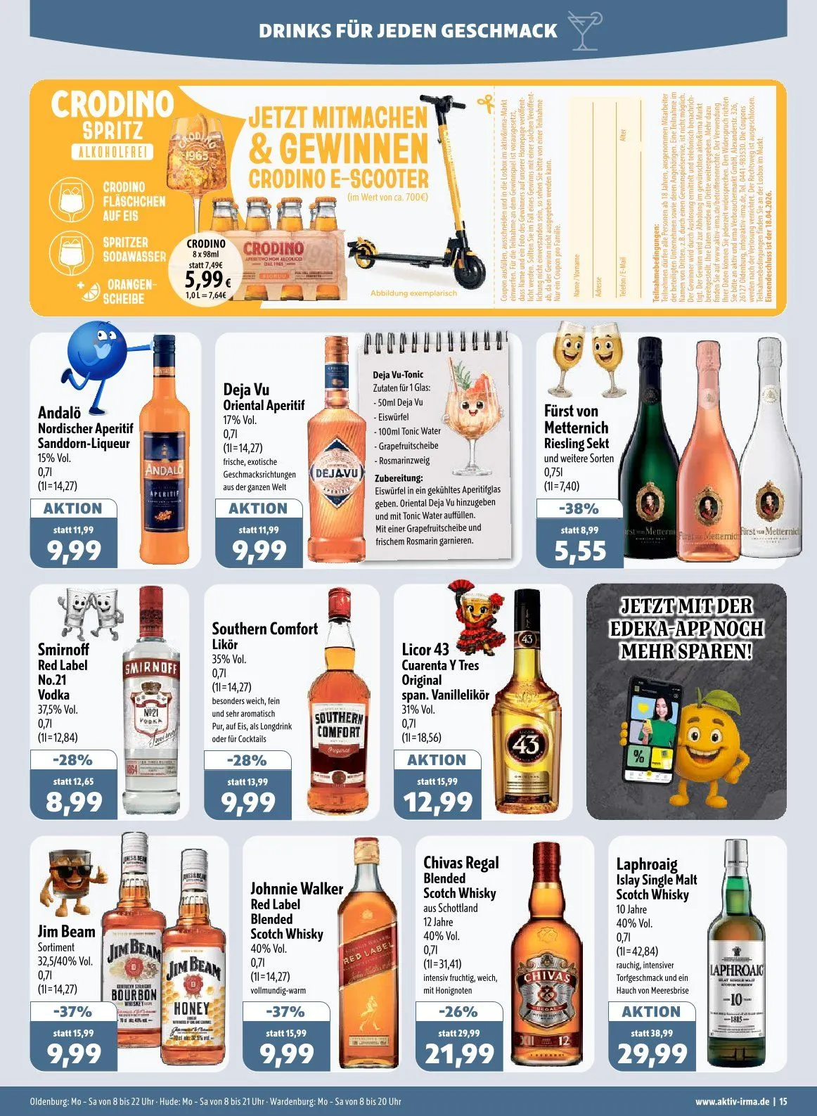  Aktiv Irma Angebote von 13. April bis 18. April 2026 - Prospekt seite 15