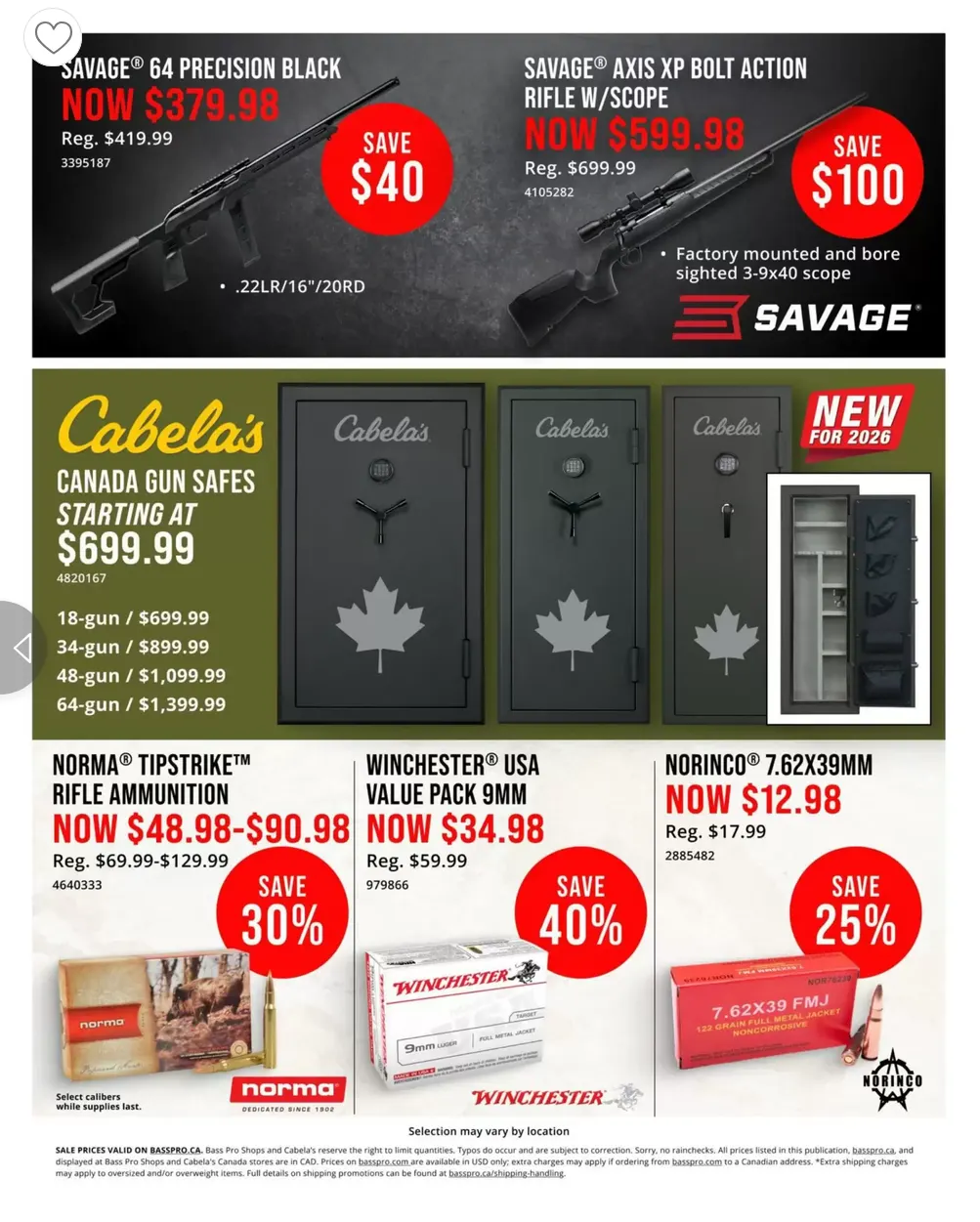 Weekly promotion Cabela's Sales spanning from July 16 to August 5 2026 - Page 15 for Catalogue 365