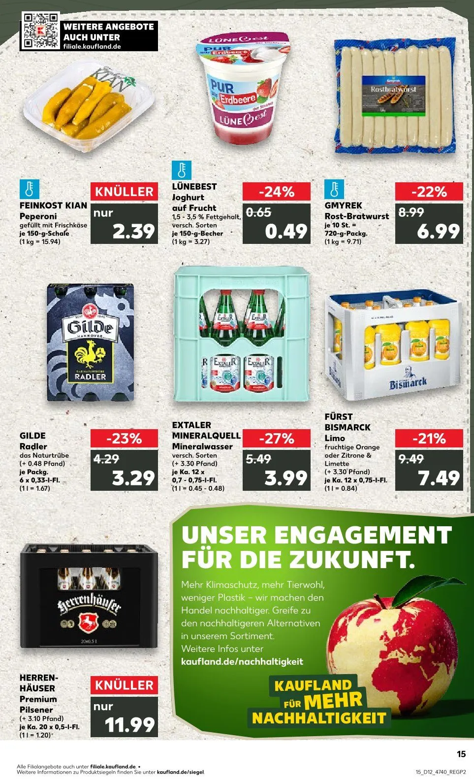 Kaufland Prospekt von 20. März bis 26. März 2025 - Prospekt seite 15