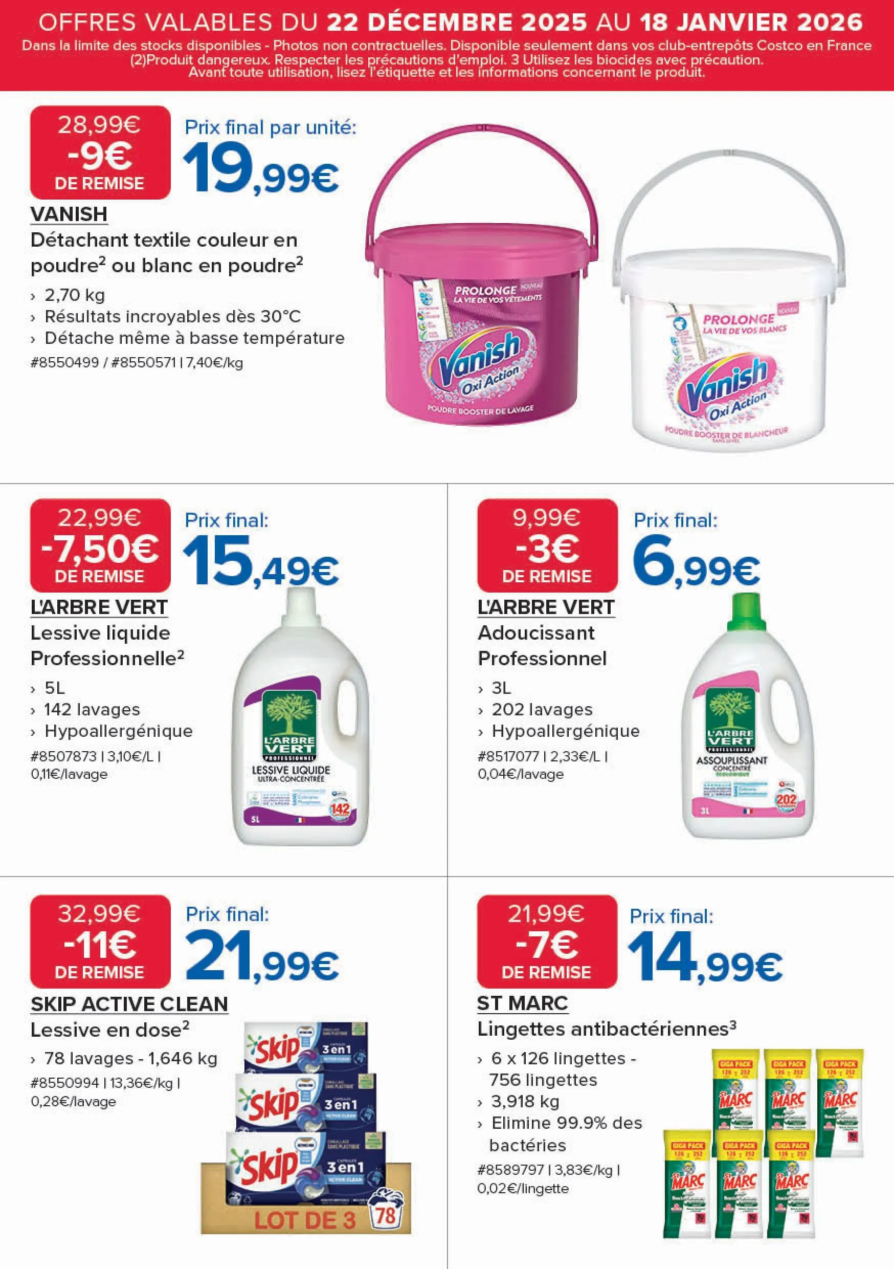 Costco Catalogue du 22 décembre au 18 janvier 2026 - Catalogue page 15