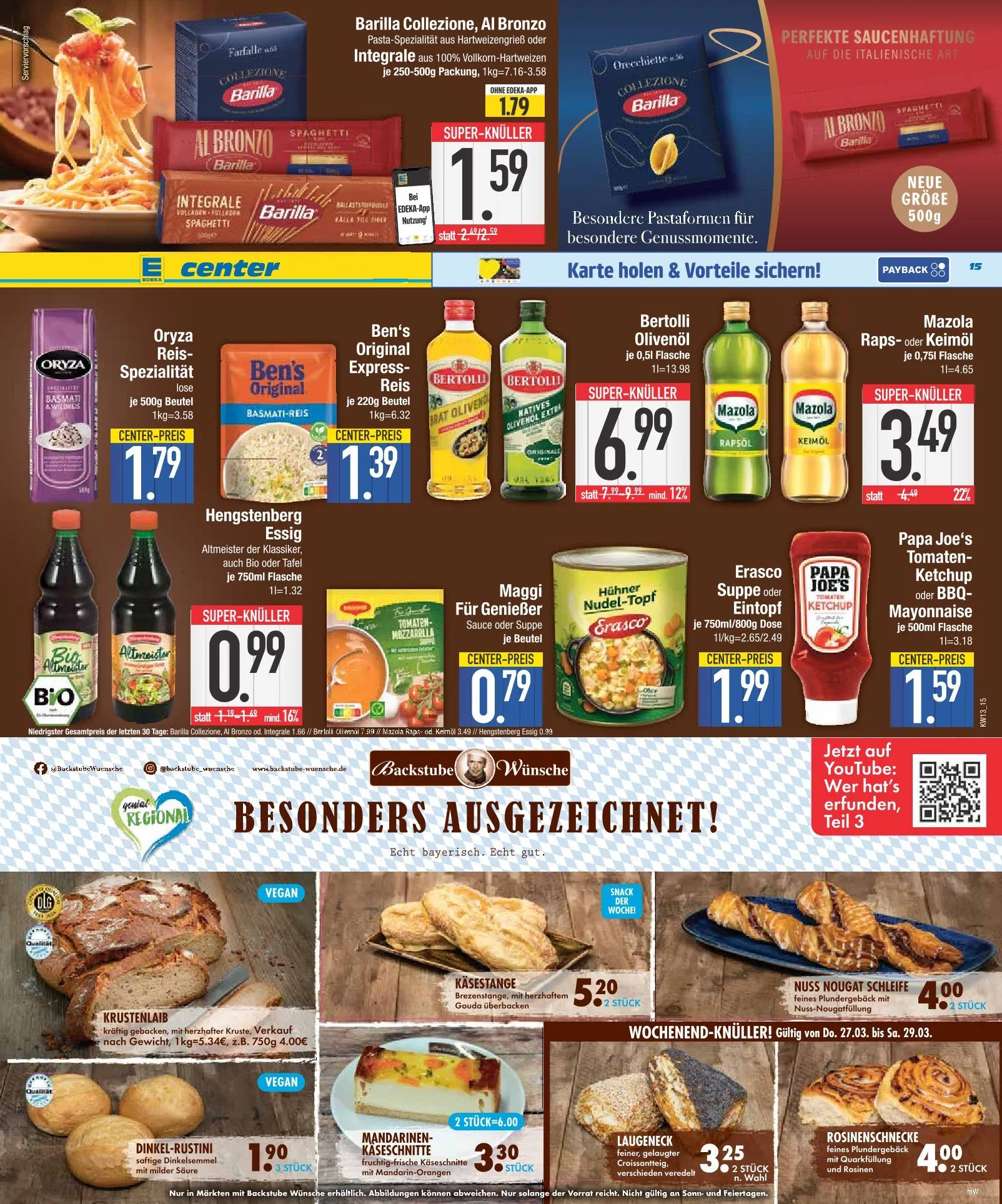 Edeka Prospekt von 25. März bis 29. März 2025 - Prospekt seite 15