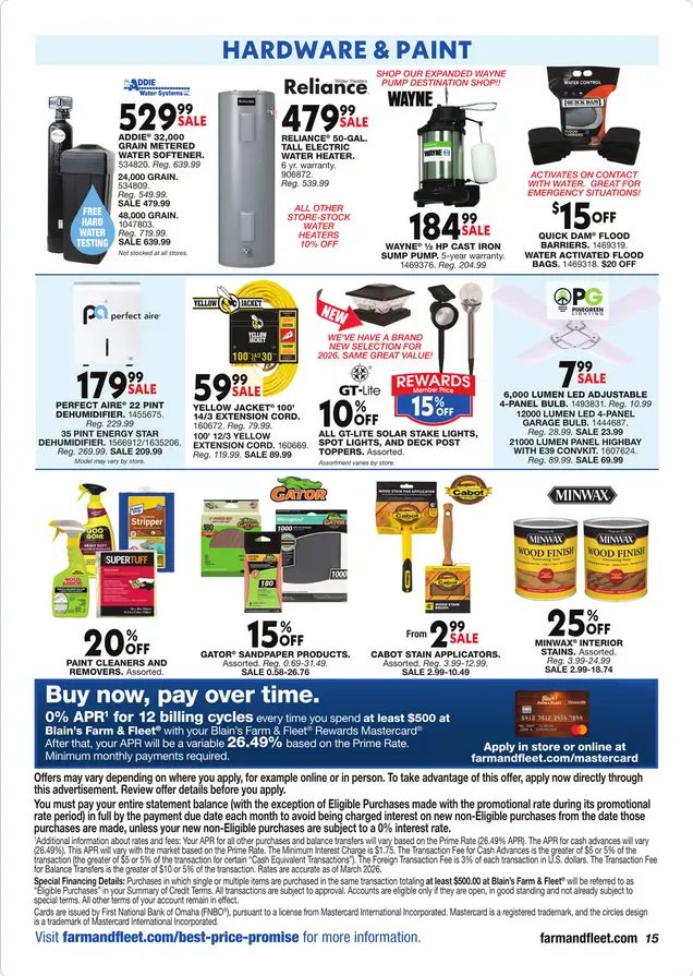 Weekly promotion Blain's Farm & Fleet Sales spanning from April 2 to April 12 2026 - Page 15 for Catalogue 365