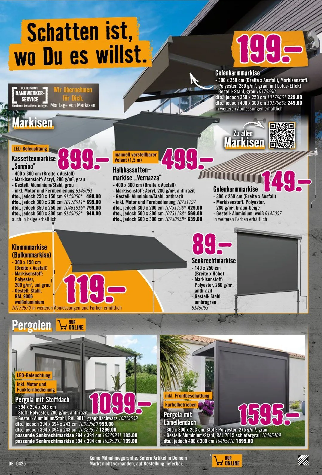 Hornbach Angebote von 10. April bis 7. Mai 2025 - Prospekt seite 15