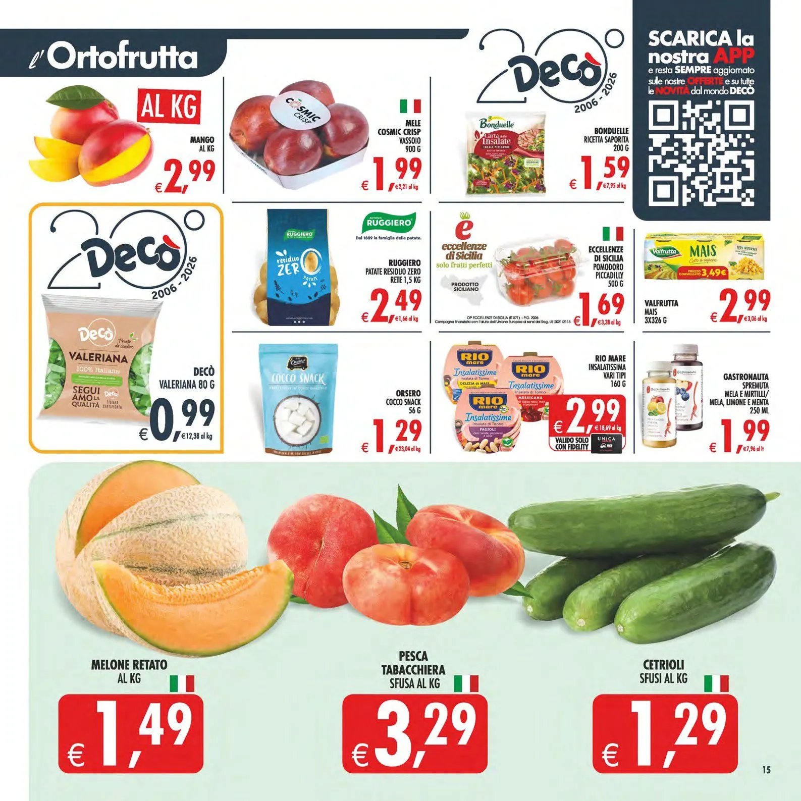 Volantini Deco Supermercati da 19 giugno a 29 giugno di 2026 - Pagina del volantino 15