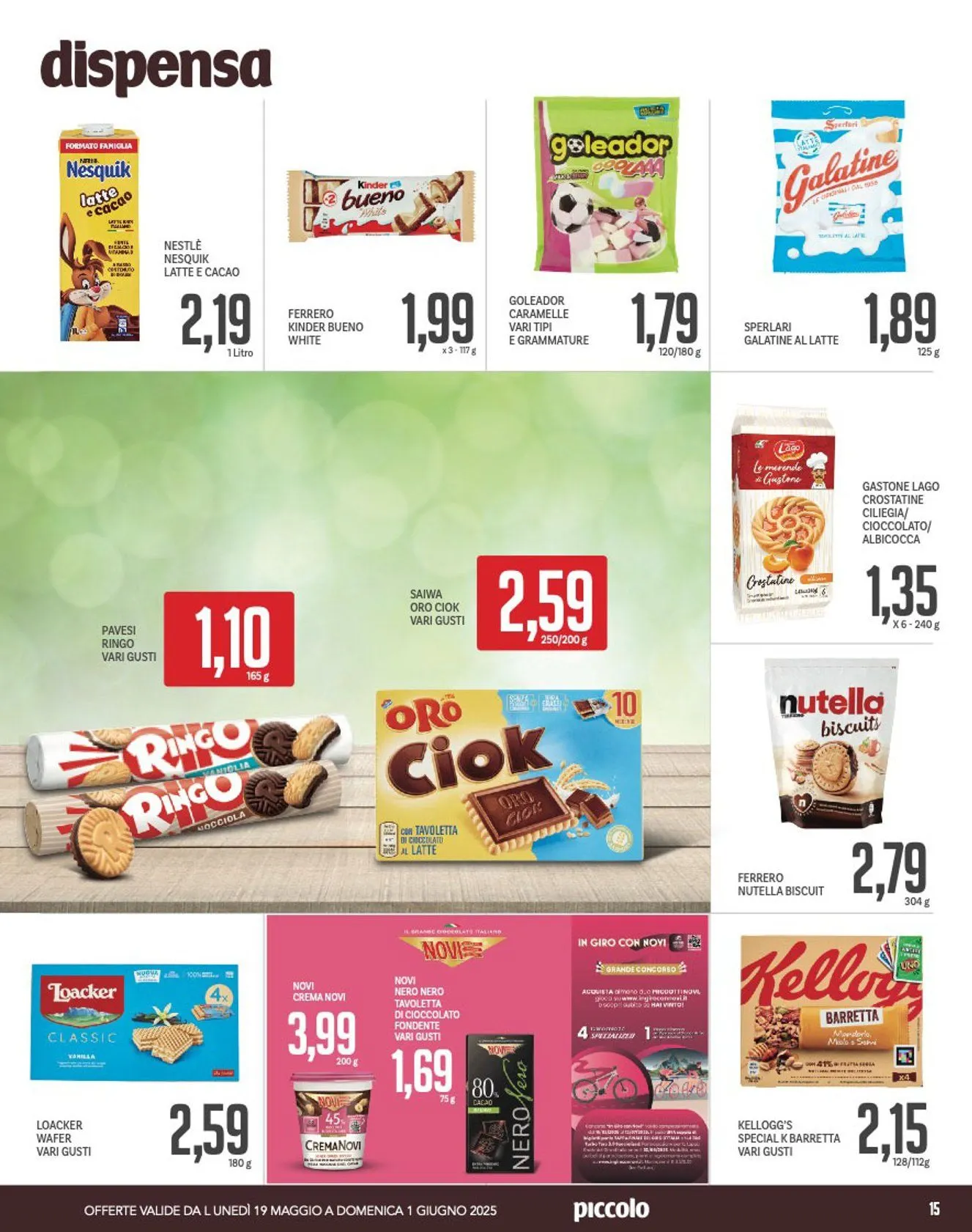 Volantino Piccolo da 19 maggio a 3 giugno di 2025 - Pagina del volantino 15