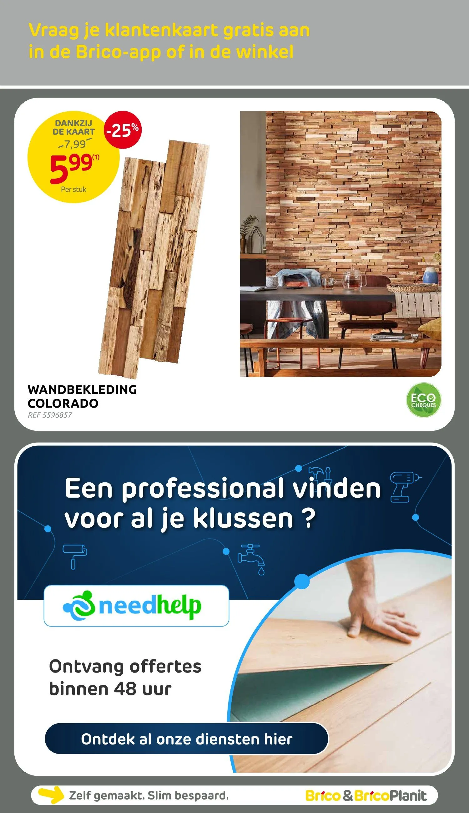 Speciale promoties van Brico van 2 januari tot 27 januari 2025 - folder pagina 15