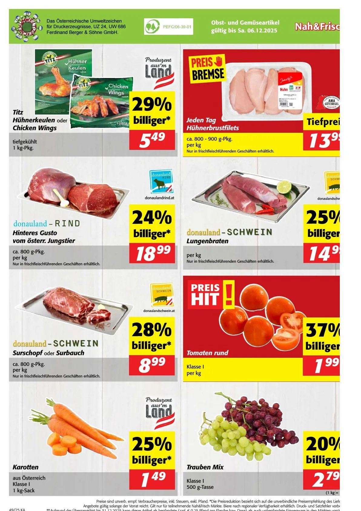 Nah & Frisch Angebote von 3. Dezember bis 9. Dezember 2025 - Prospekt seite 8