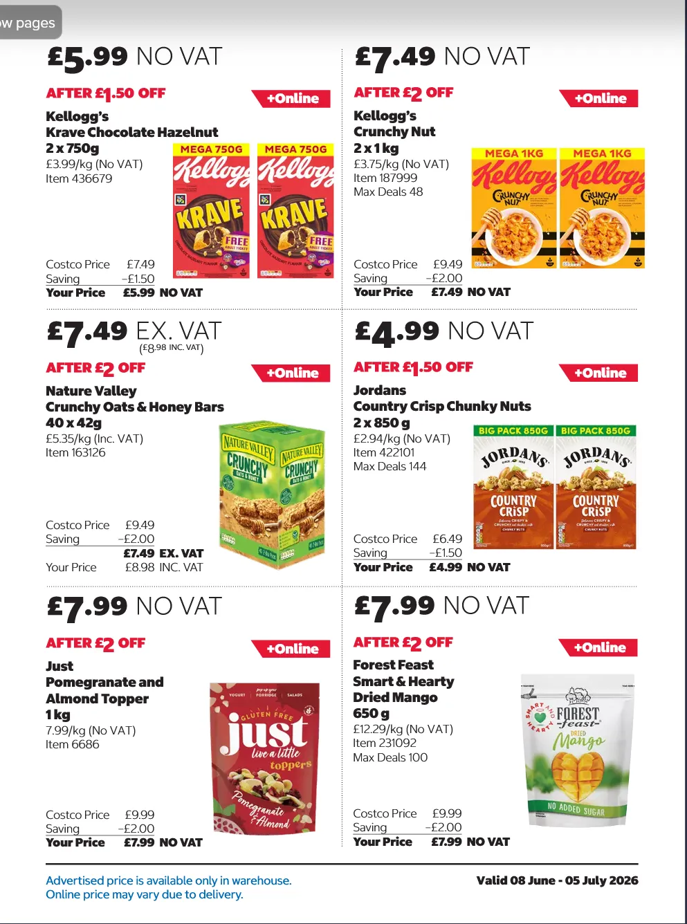Costco Offers from 22 June to 5 July 2026 - Catalogue Page 12