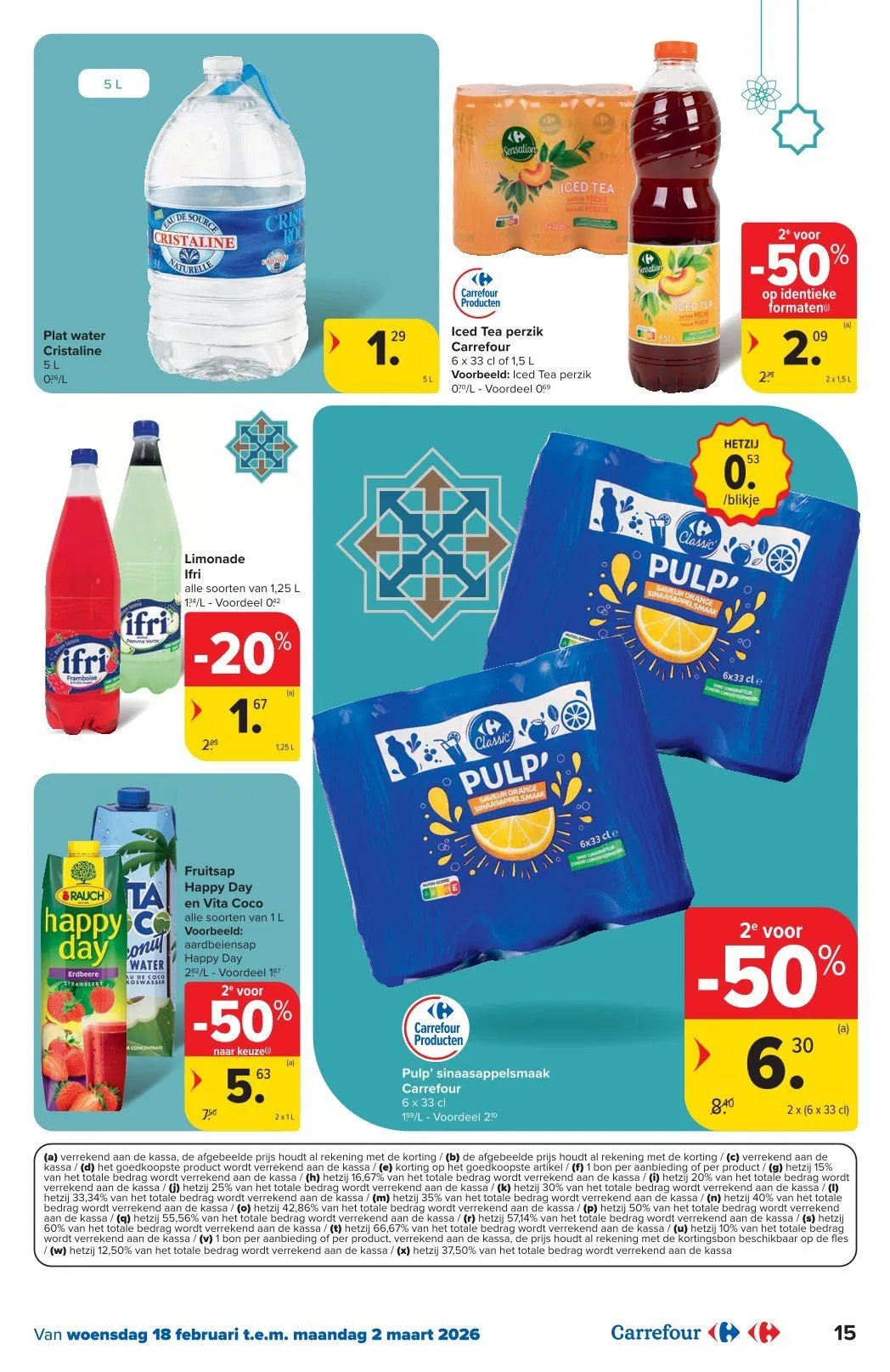 Laatste aanbiedingen in Carrefour folders van 18 februari tot 2 maart 2026 - folder pagina 15