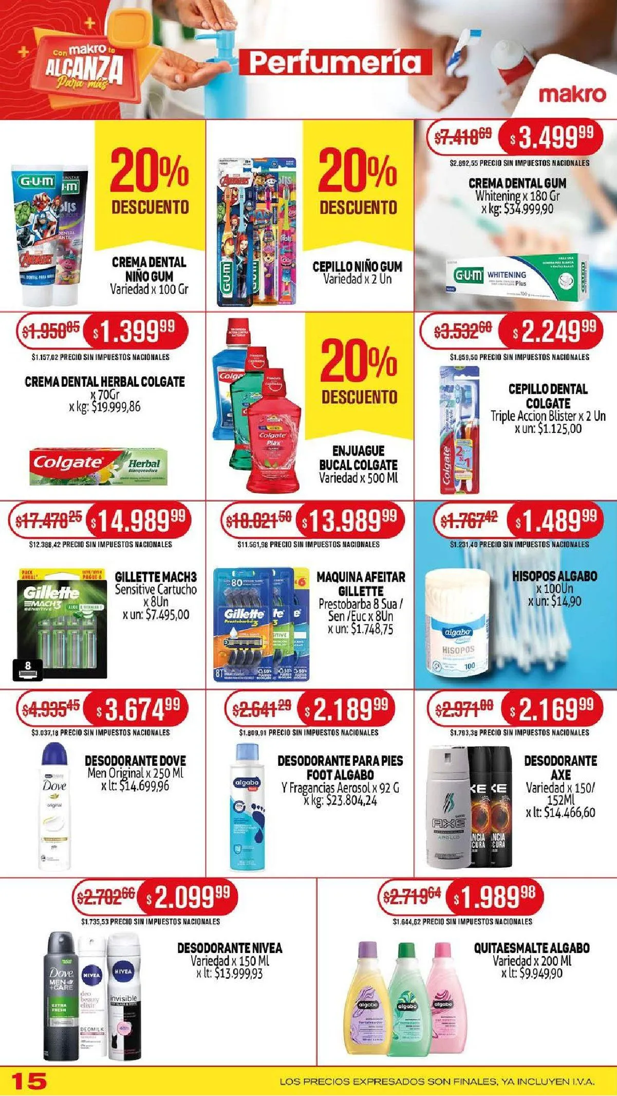 Ofertas de Ofertas Makro 7 de agosto al 14 de agosto 2025 - Página 15 del catálogo