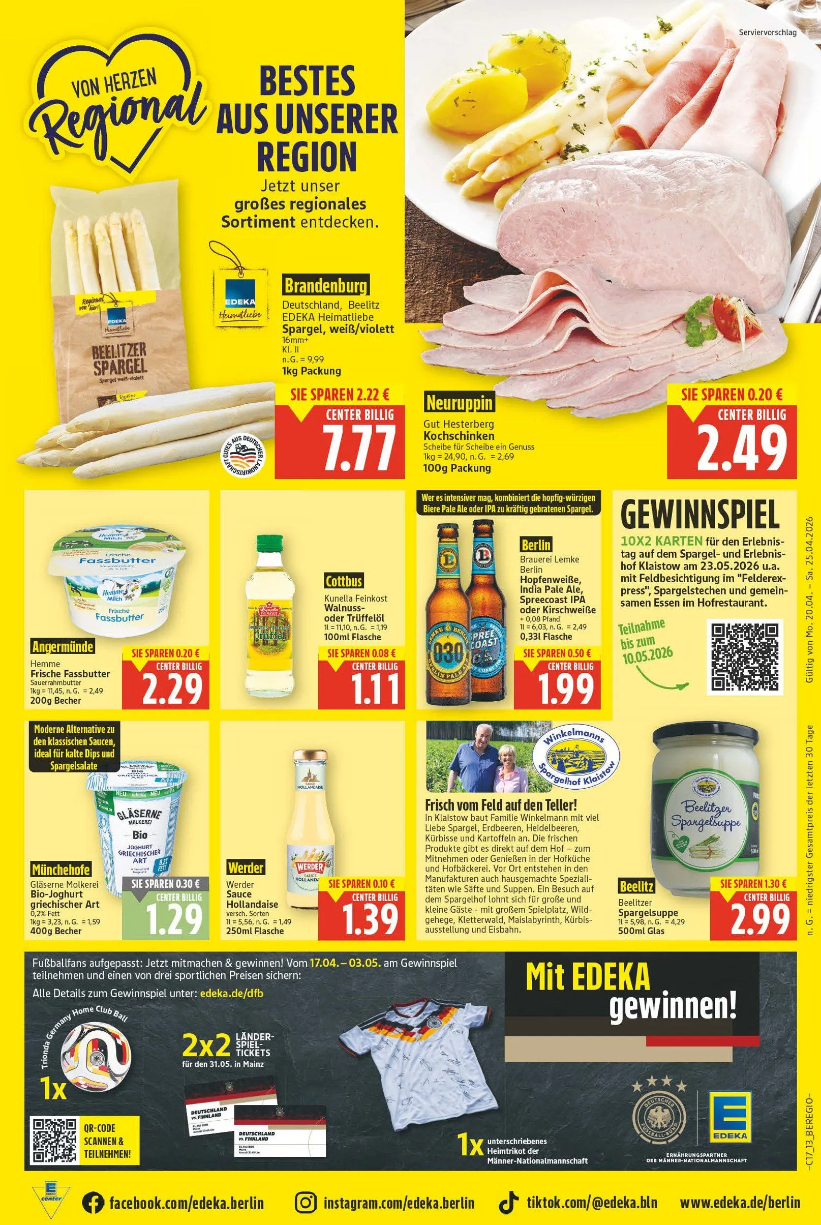 Edeka Prospekte von 22. April bis 28. April 2026 - Prospekt seite 15