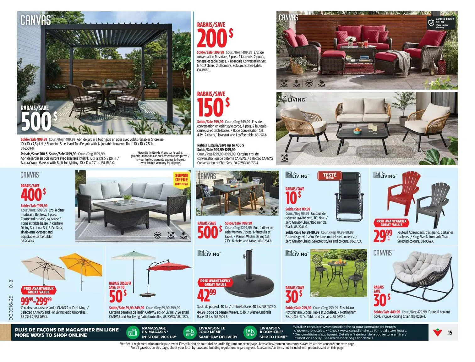  Canadian Tire Sales from April 16 to April 19 2026 - flyer page 15