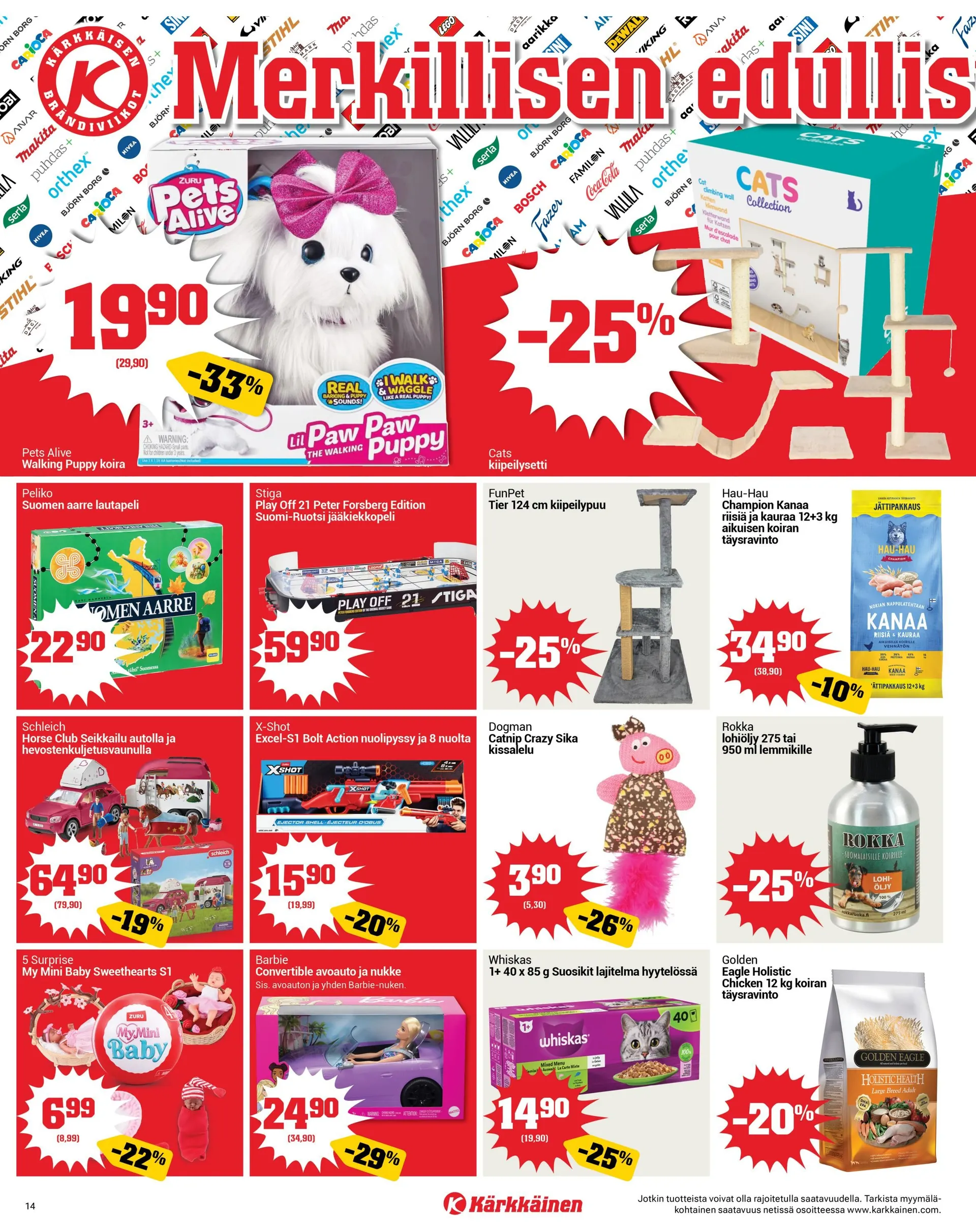  Kaupan Kärkkäinen uusimmat tarjoukset voimassa alkaen 1. maaliskuuta - 31. maaliskuuta 2026 - Tarjouslehti sivu 14