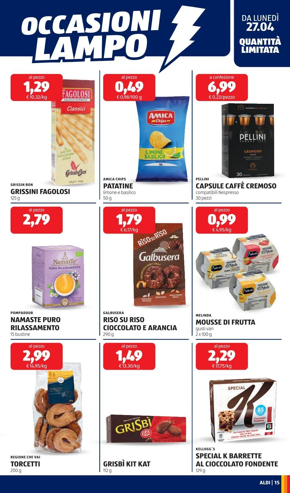  Aldi Volantini da 22 aprile a 30 aprile di 2026 - Pagina del volantino 15