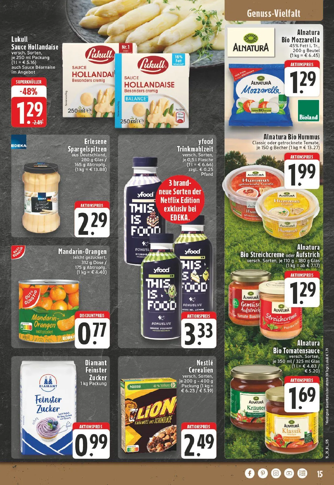 Edeka Prospekt von 7. April bis 12. April 2025 - Prospekt seite 15