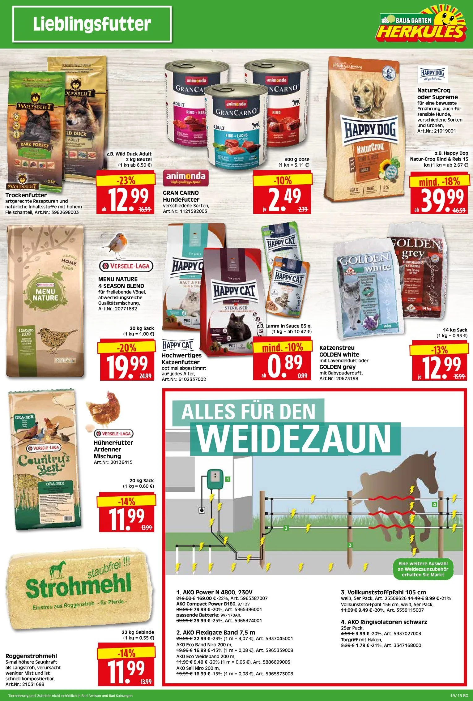 Herkules Baumarkt Prospekte von 5. Mai bis 10. Mai 2025 - Prospekt seite 15