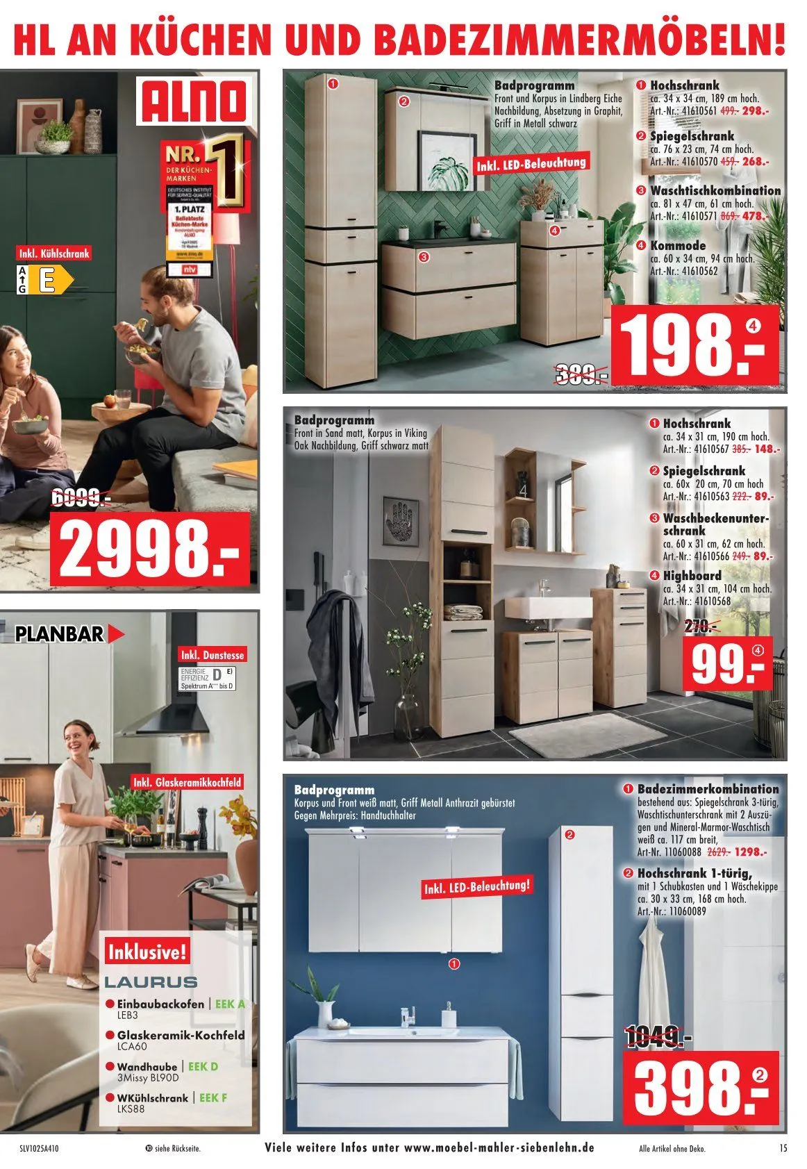 Möbel Mahler Prospekte von 29. Oktober bis 25. November 2025 - Prospekt seite 15