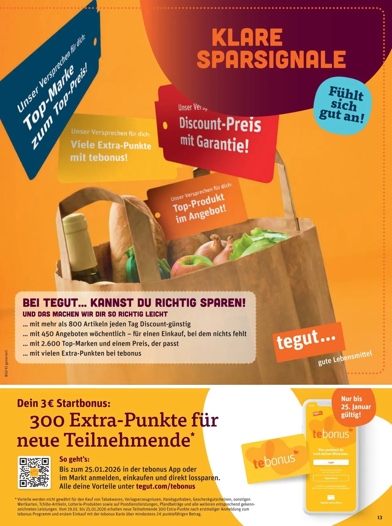 tegut... Angebote von 23. Januar bis 24. Januar 2026 - Prospekt seite 15