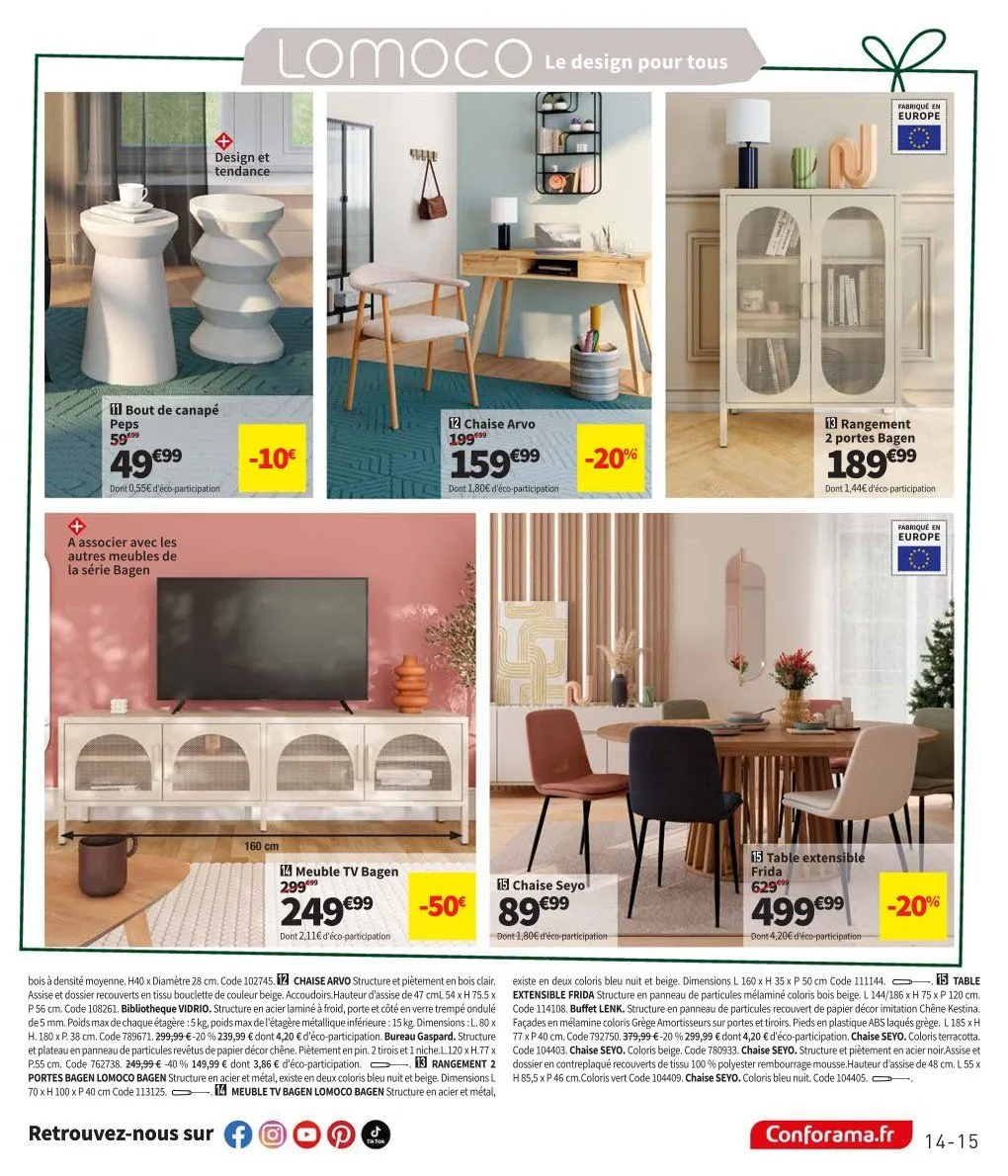 Conforama Catalogue du 1 décembre au 25 décembre 2025 - Catalogue page 15