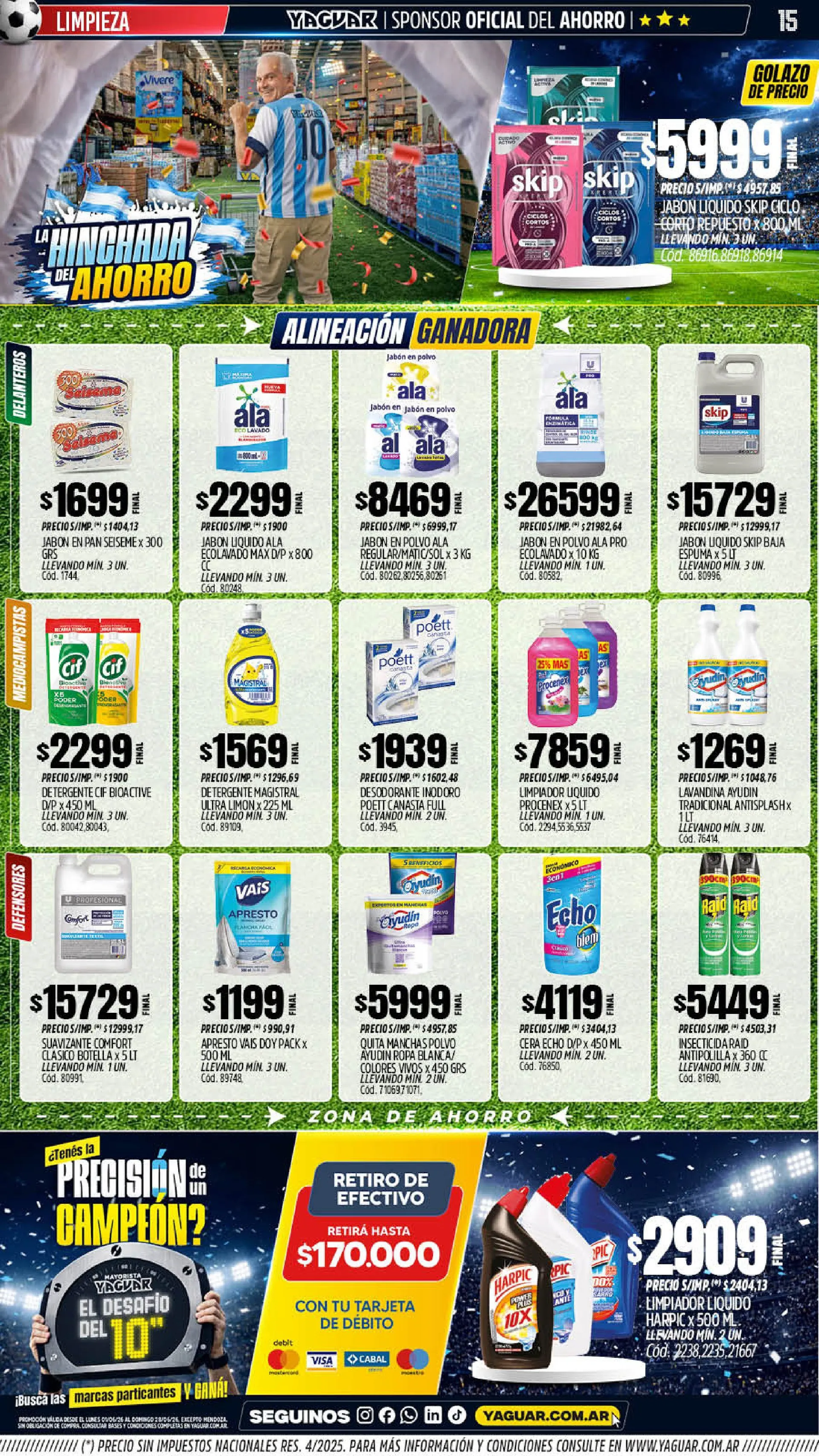 Ofertas de Ofertas Yaguar  1 de junio al 7 de junio 2026 - Página 15 del catálogo