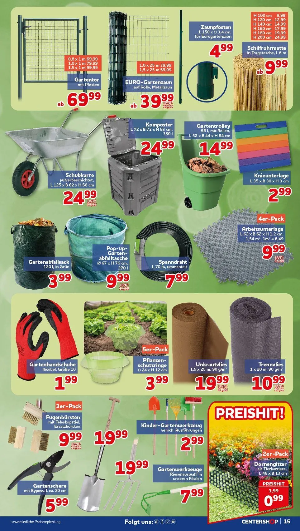 CENTERSHOP Angebote von 18. Mai bis 23. Mai 2026 - Prospekt seite 15