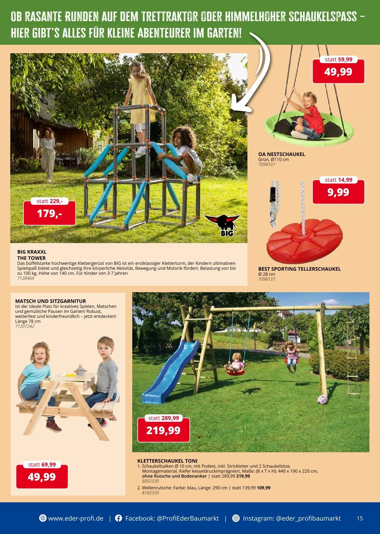 Eder Profi Prospekte von 16. April bis 22. April 2025 - Prospekt seite 15