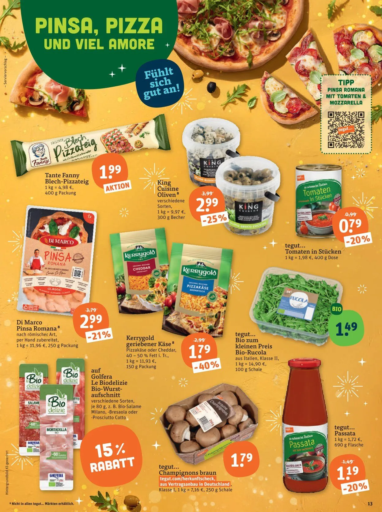 tegut... Angebote von 29. Dezember bis 3. Januar 2026 - Prospekt seite 15