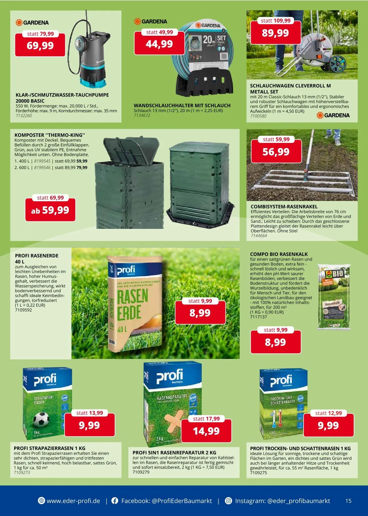 Eder Profi Prospekte von 18. Februar bis 28. Februar 2026 - Prospekt seite 15
