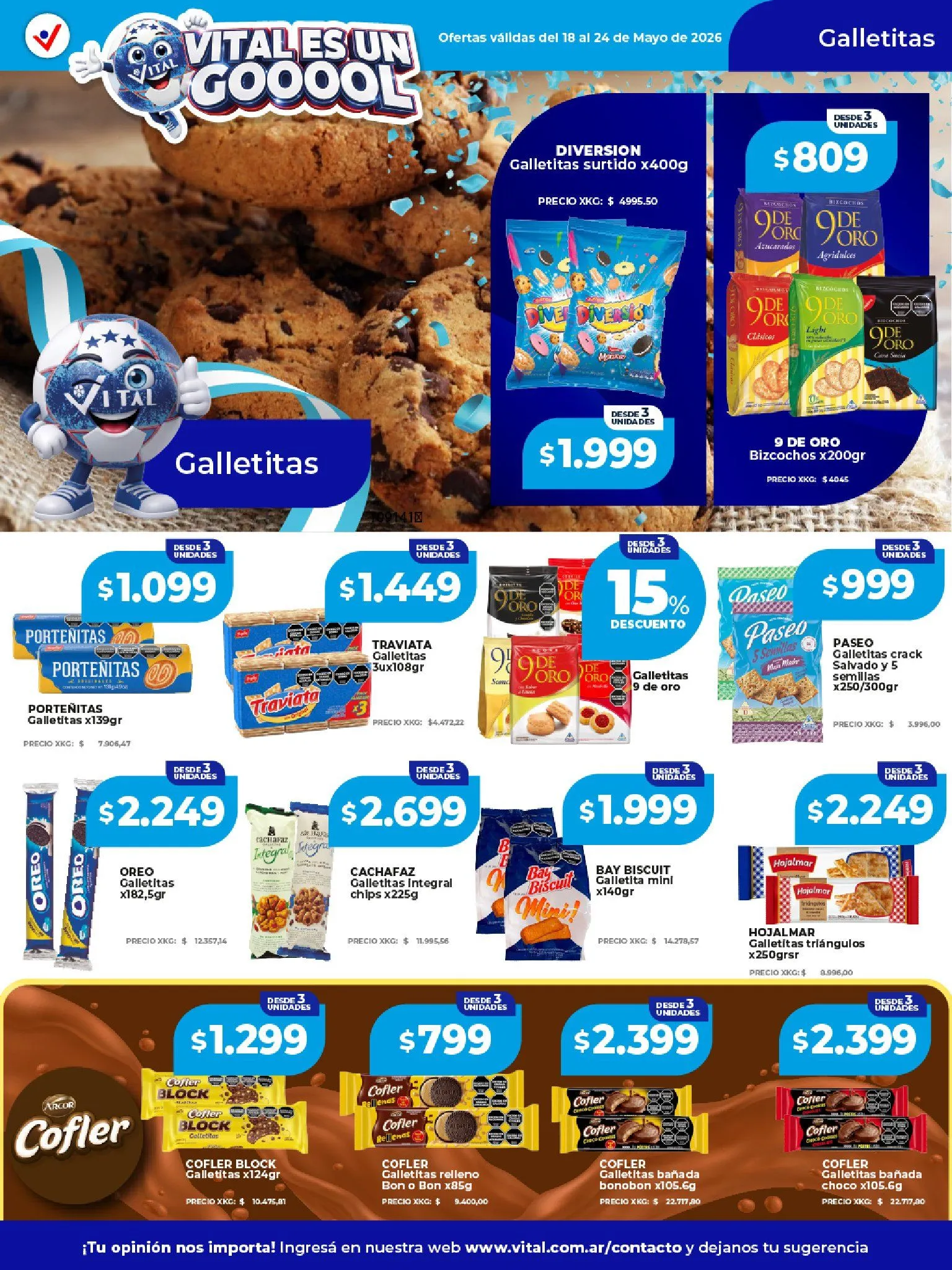 Ofertas de Vital Ofertas 18 de mayo al 24 de mayo 2026 - Página 15 del catálogo