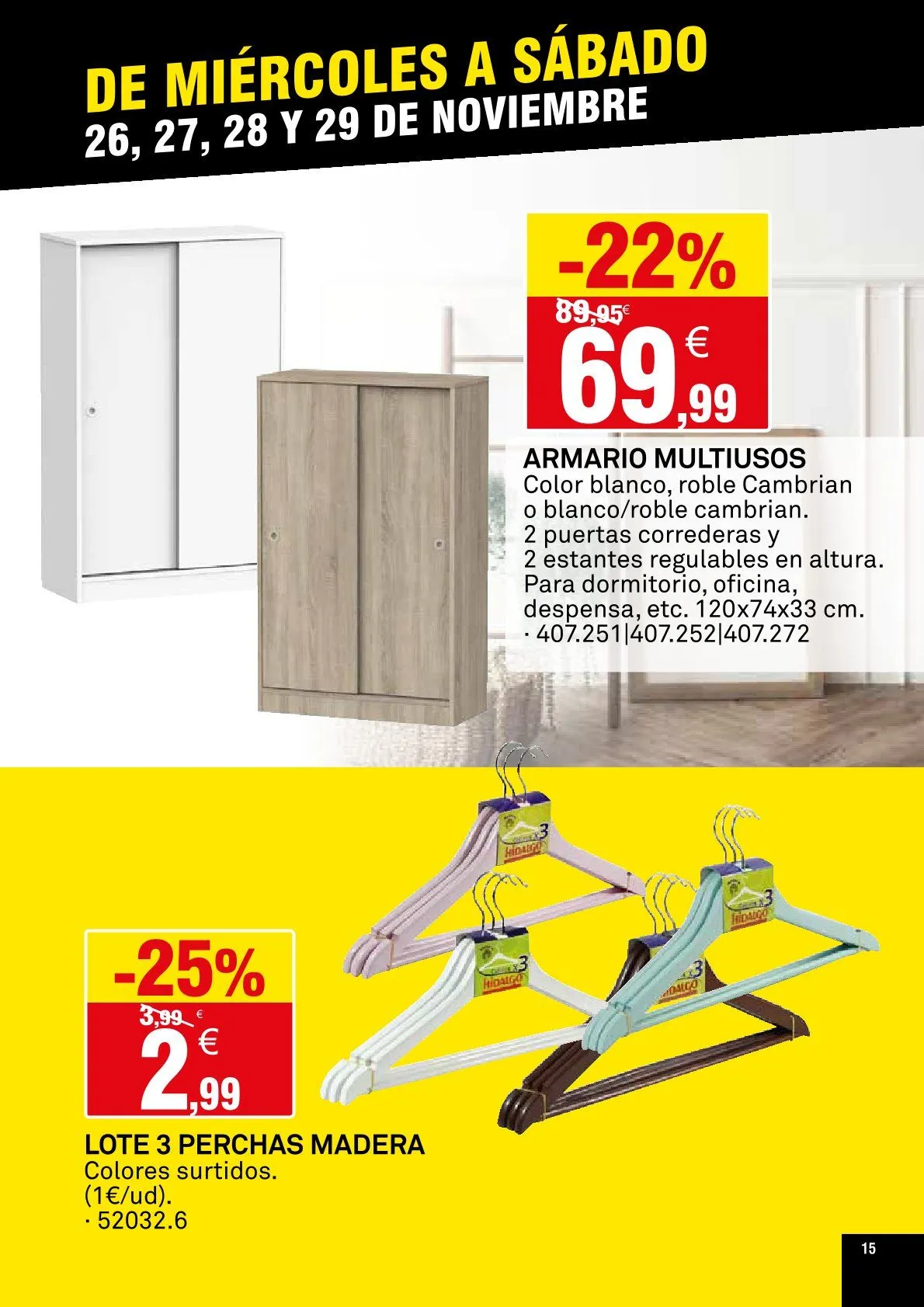 Catálogo de Bricoking Ofertas 26 de noviembre al 29 de noviembre 2025 - Página 15