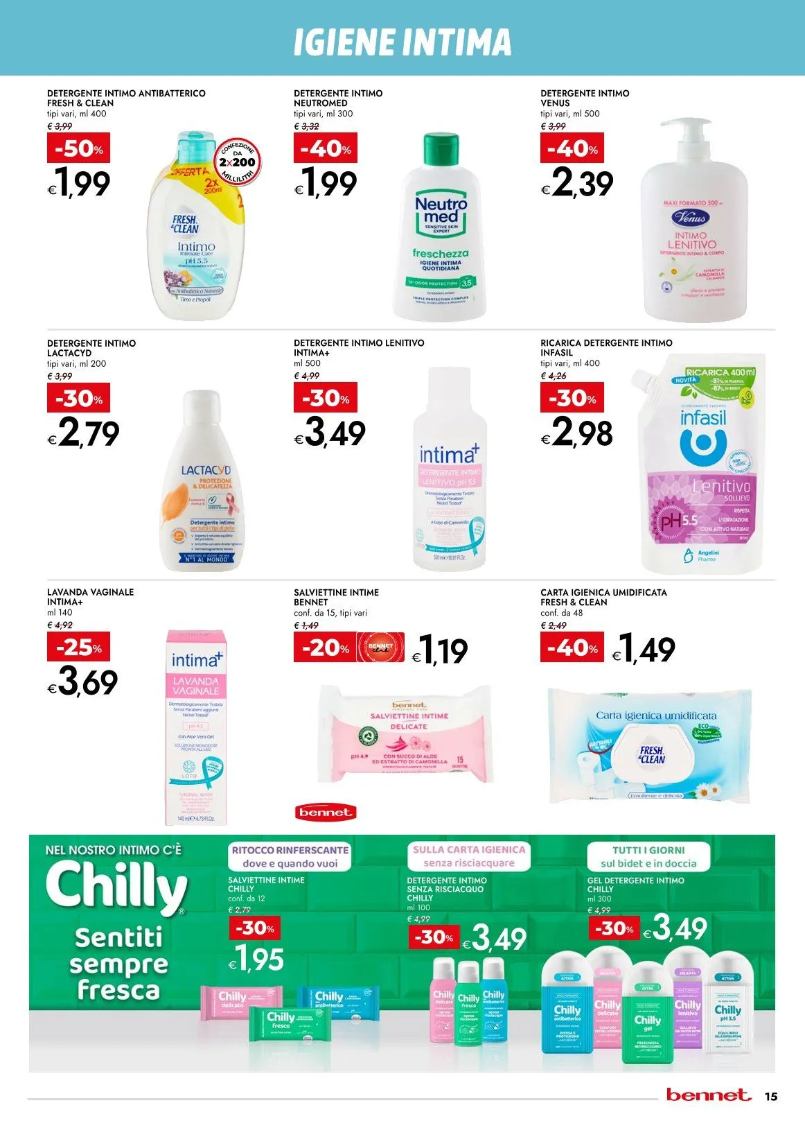 bennet Volantino da 7 aprile a 29 aprile di 2026 - Pagina del volantino 15