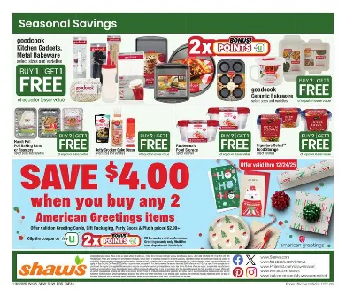 Weekly ad Shaw ´s Sales from November 5 to December 11 2025 - Page 15