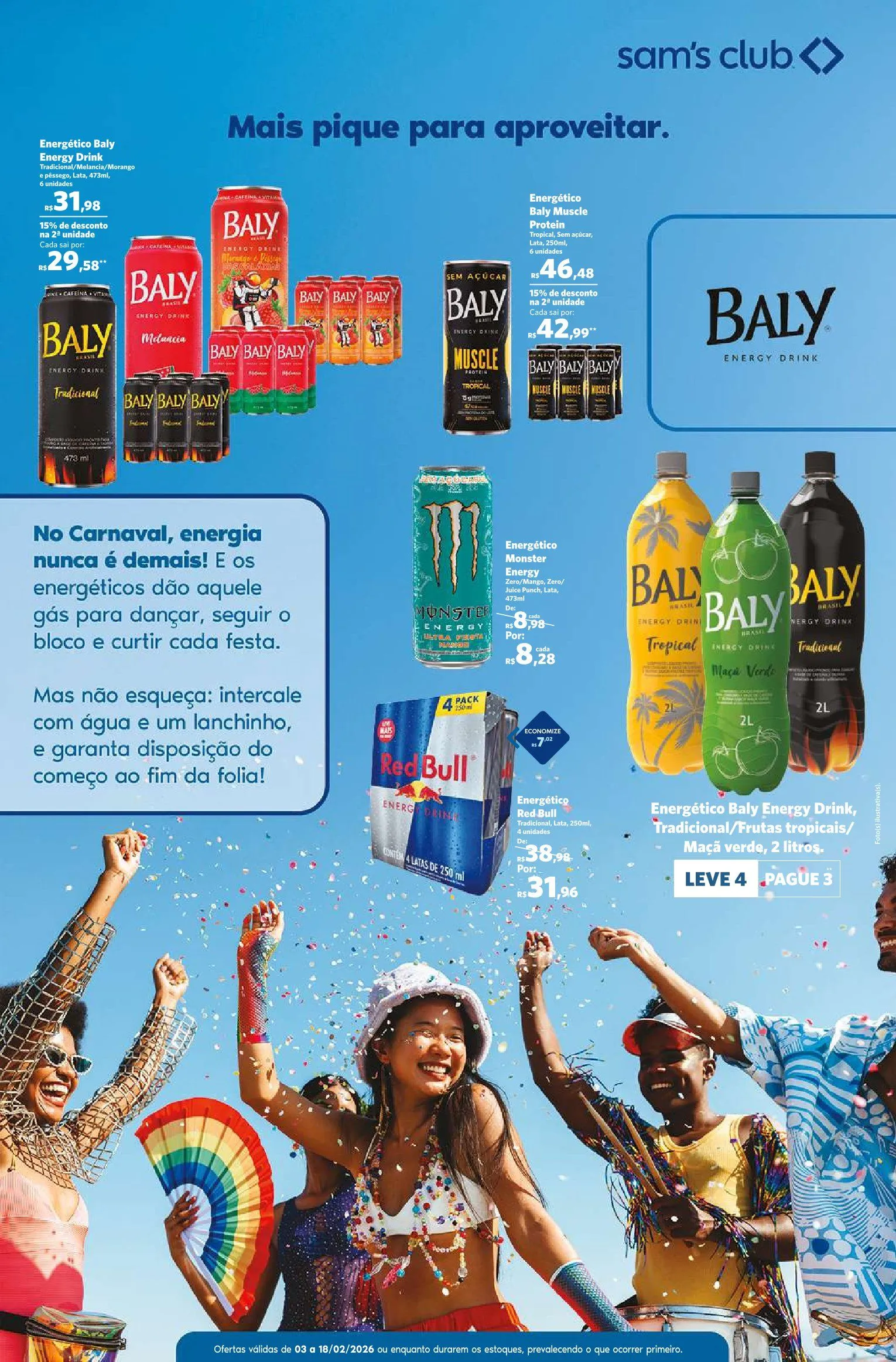 Encarte de Folhetos Sam's Club 3 de fevereiro até 18 de fevereiro 2026 - Pagina 15