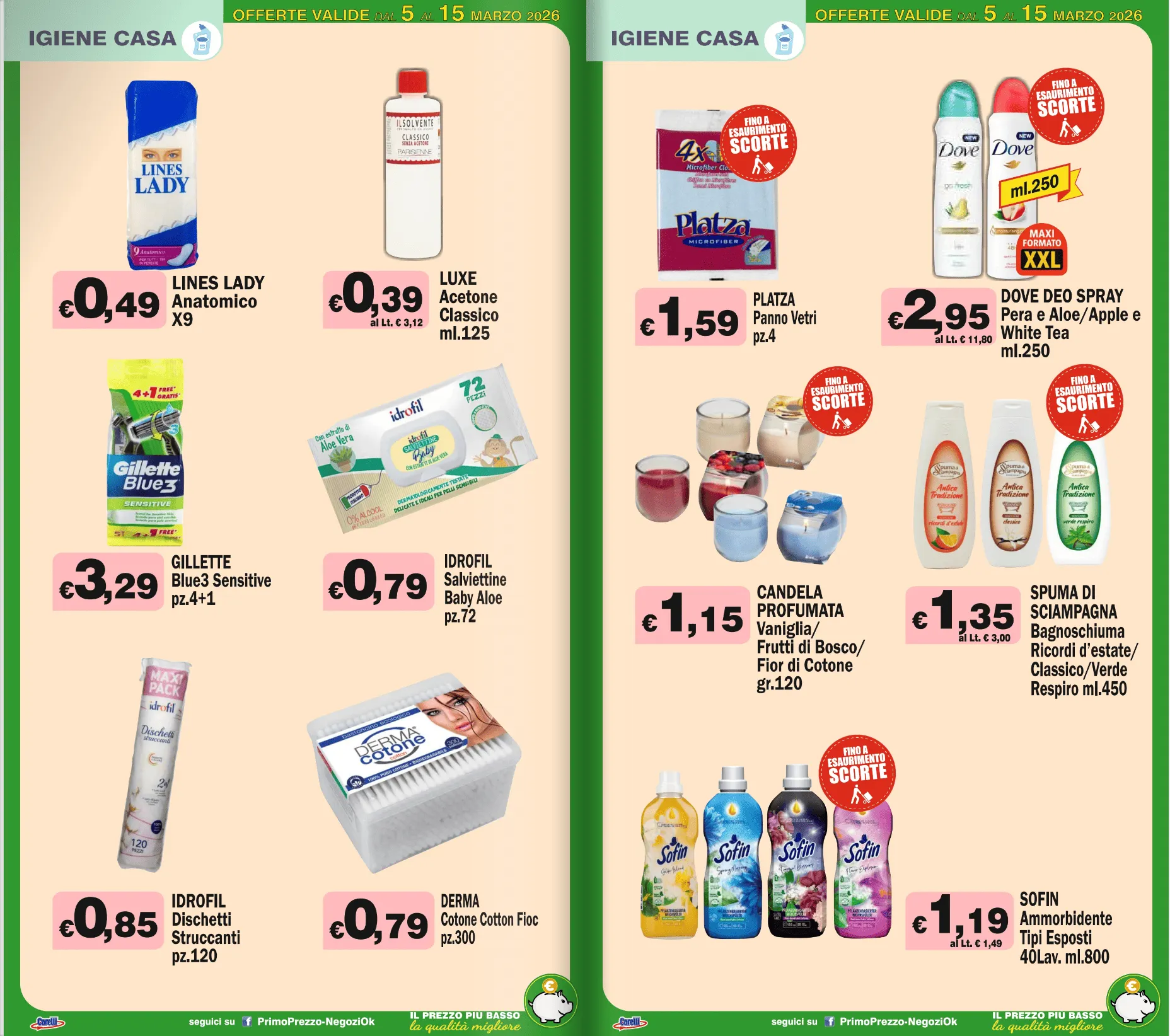 Volantini Primo Prezzo da 5 marzo a 16 marzo di 2026 - Pagina del volantino 14