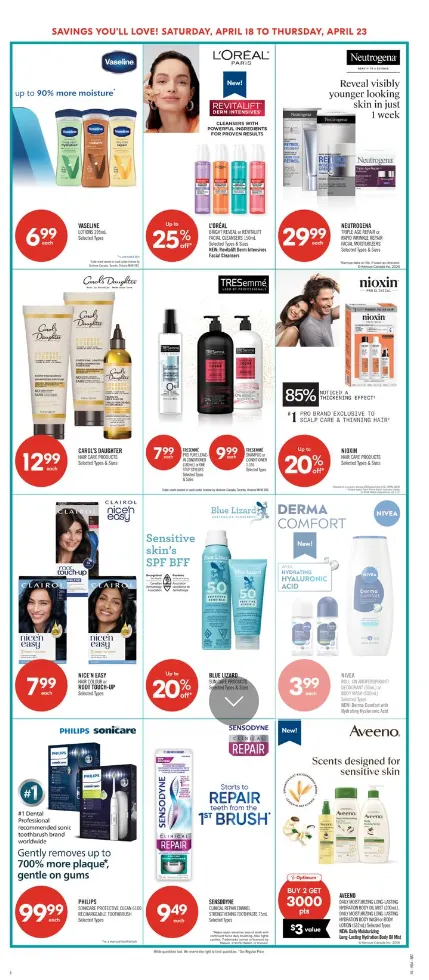 Shoppers Drug Mart Sales from April 18 to April 23 2026 - flyer page 10