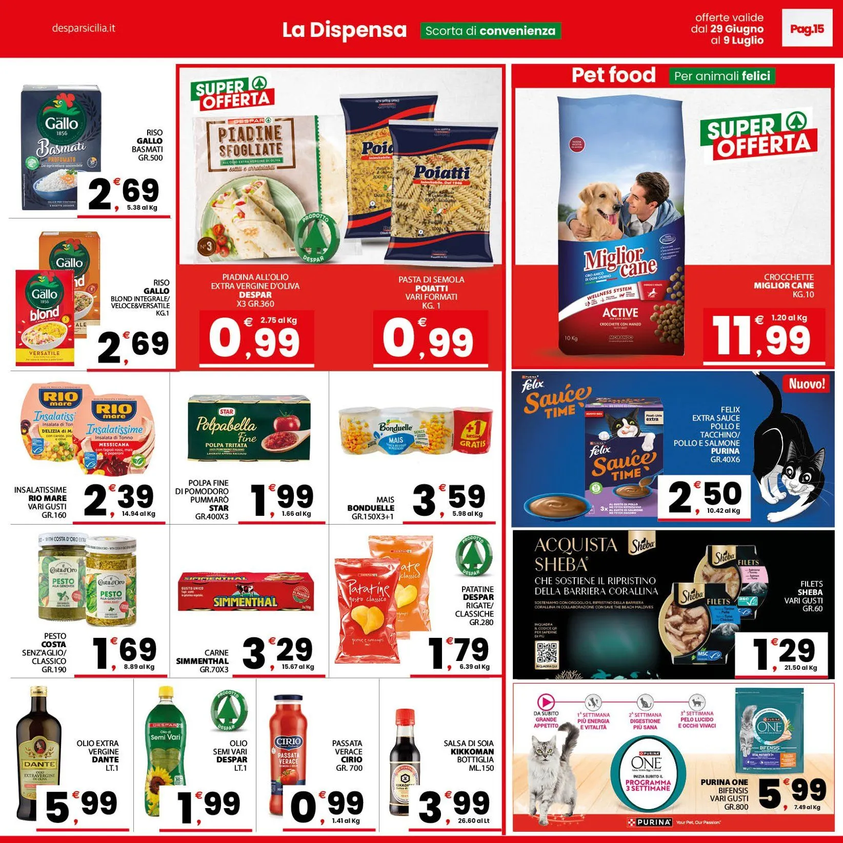 Despar Volantino da 29 giugno a 9 luglio di 2026 - Pagina del volantino 15