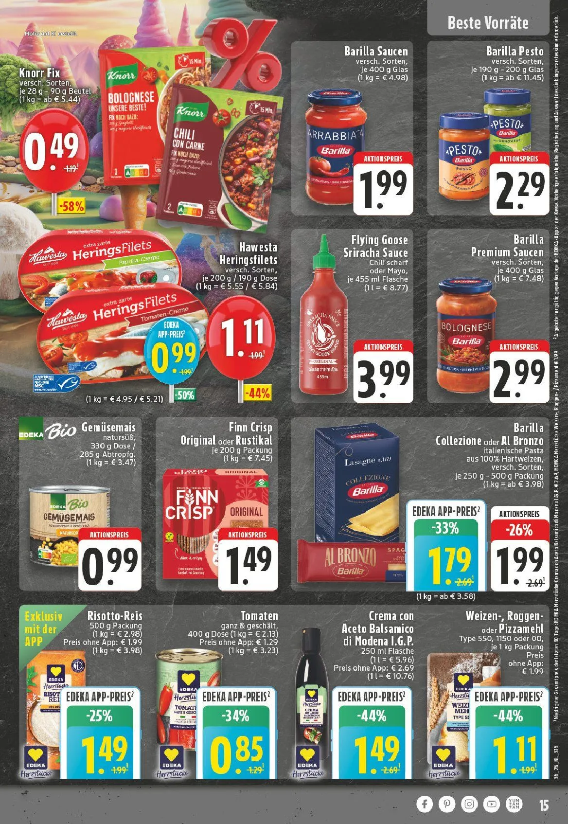 Edeka Prospekte von 1. September bis 6. September 2025 - Prospekt seite 15