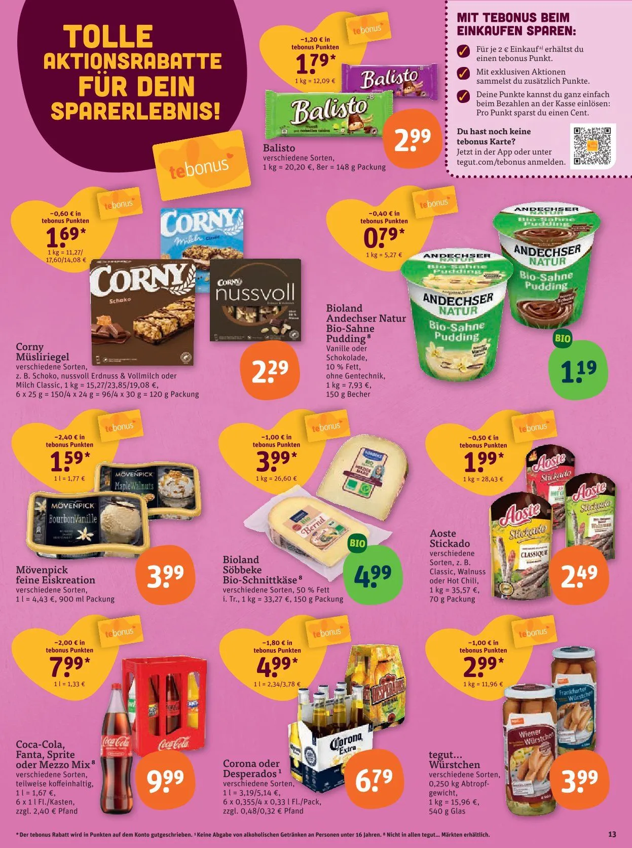  tegut... Prospekte  von 20. März bis 21. März 2026 - Prospekt seite 15