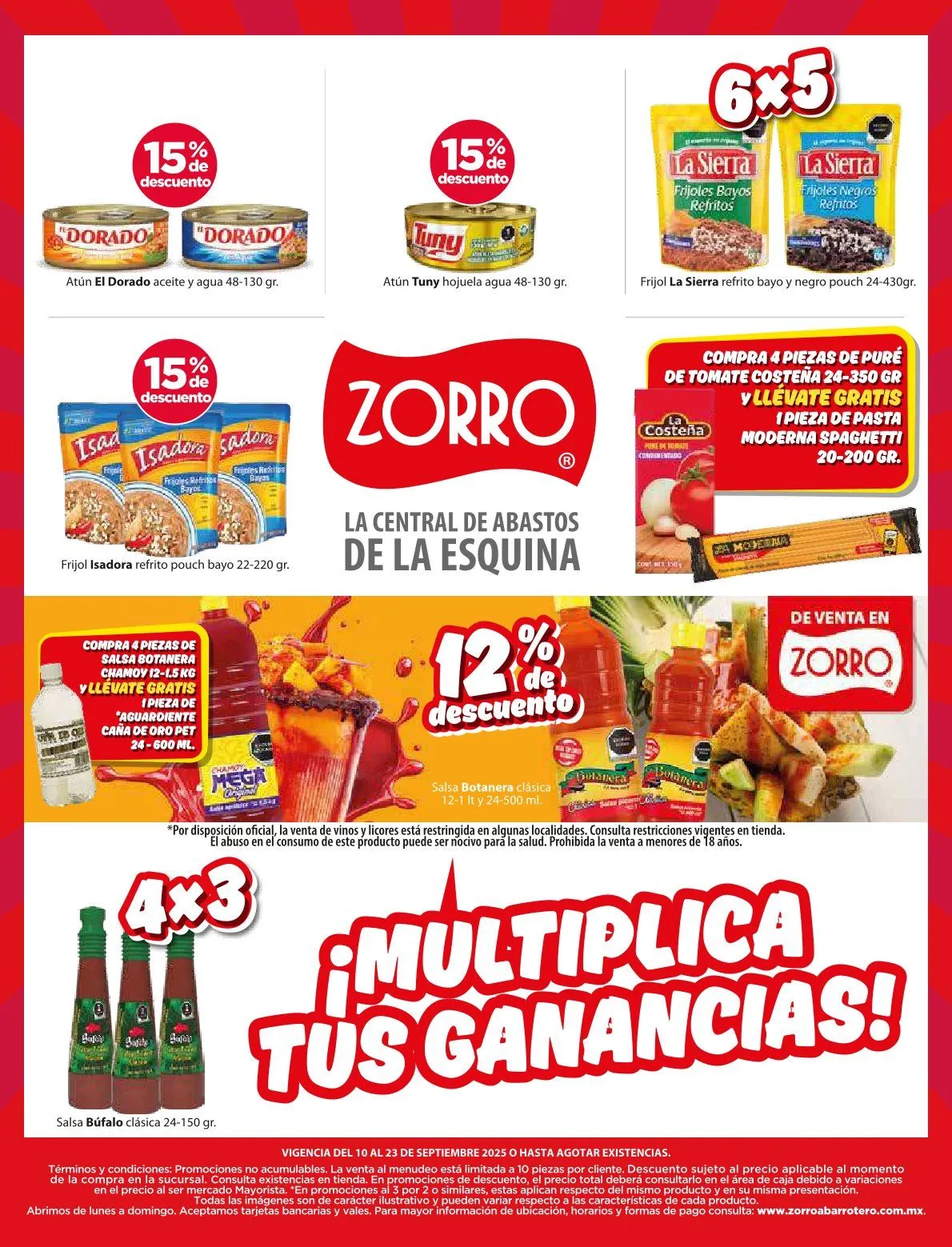 Catálogo de Zorro Ofertas 10 de septiembre al 23 de septiembre 2025 - Pagina 15