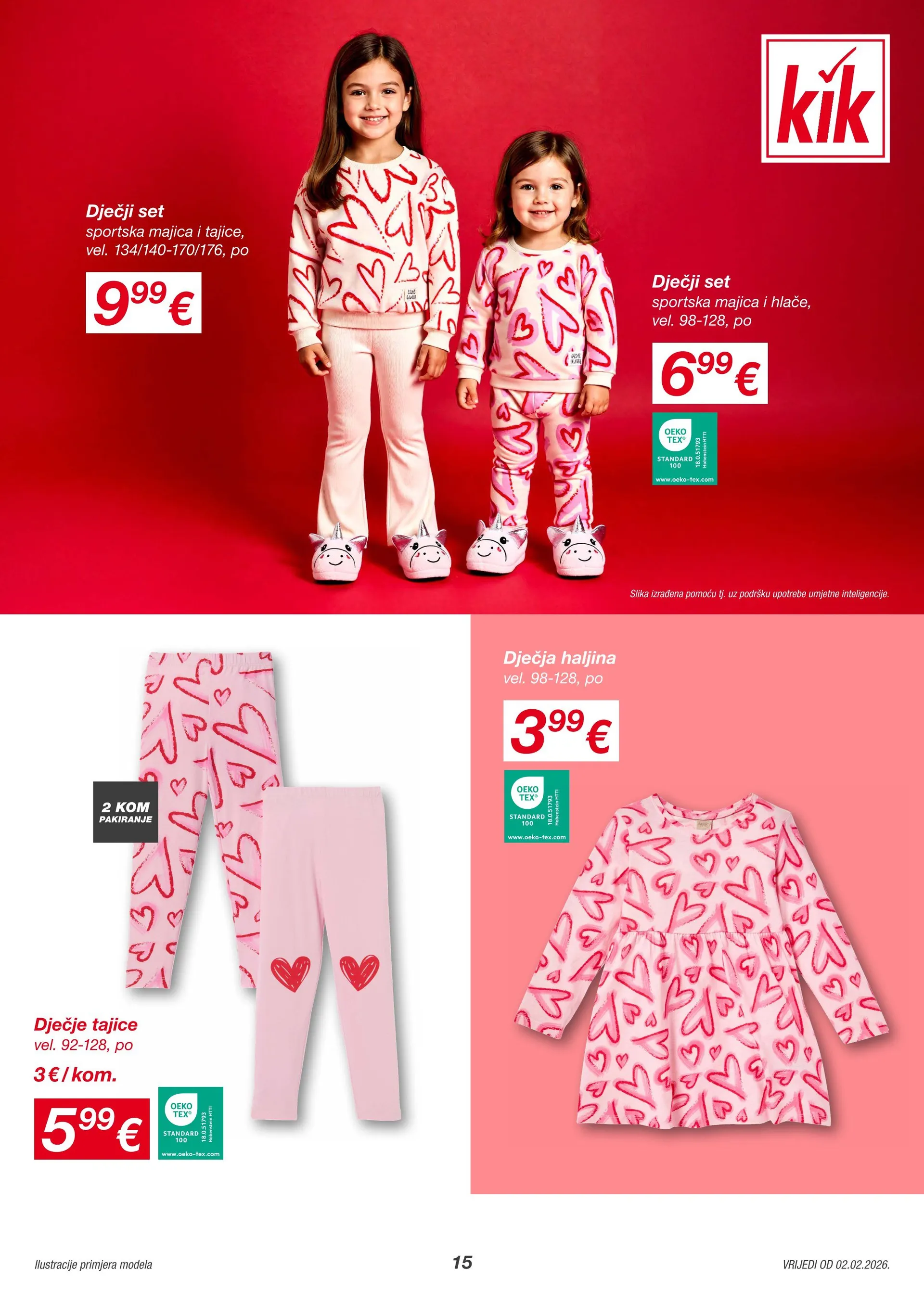 Katalog Najnovije ponude trgovine Kik od 30. siječnja do 28. veljače 2026. - Pregled Stranica 15