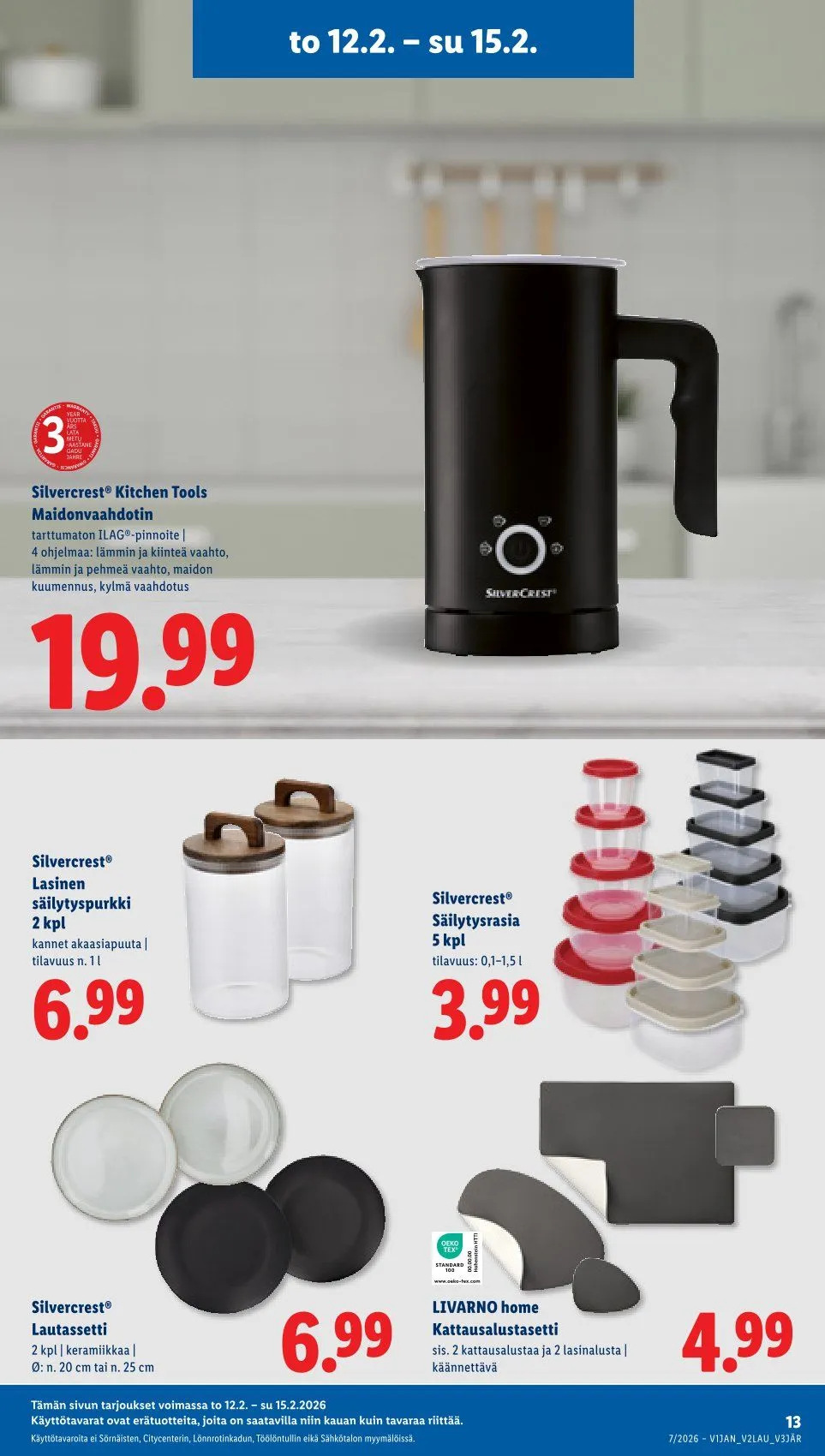 Kaupan Lidl Tarjoukset voimassa alkaen 12. helmikuuta - 15. helmikuuta 2026 - Tarjouslehti sivu 15