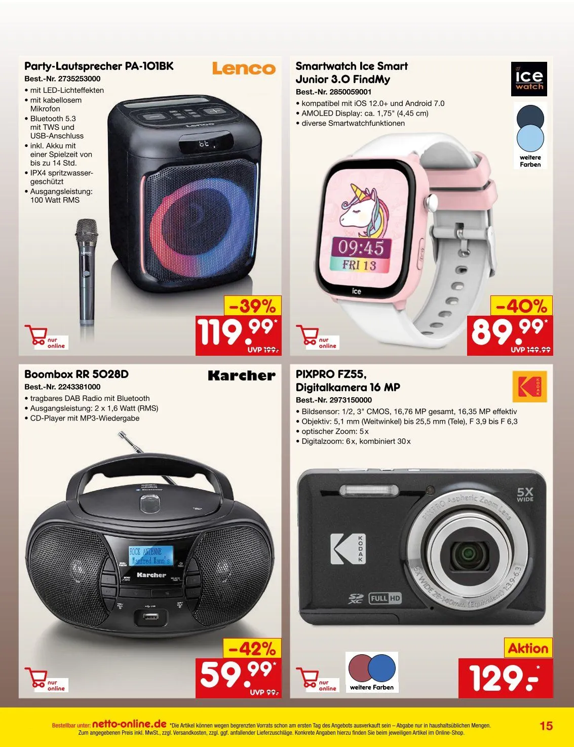 Netto Marken-Discount Angebote von 1. Dezember bis 31. Dezember 2025 - Prospekt seite 15