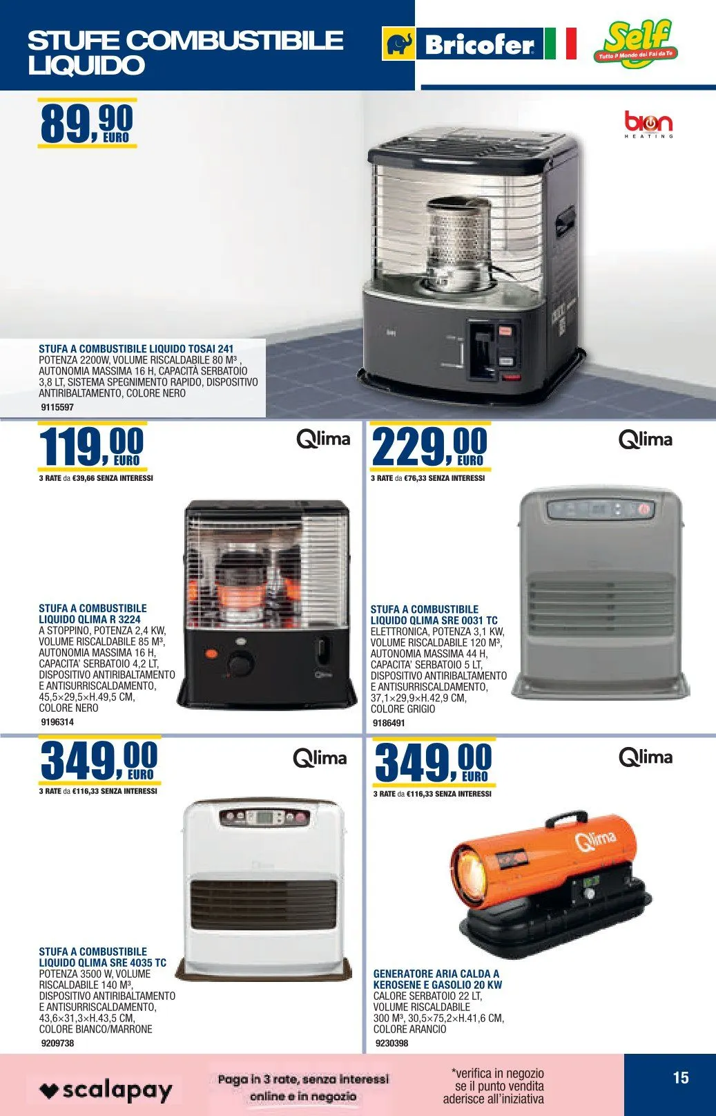  Volantini Bricofer da 29 dicembre a 20 gennaio di 2026 - Pagina del volantino 15