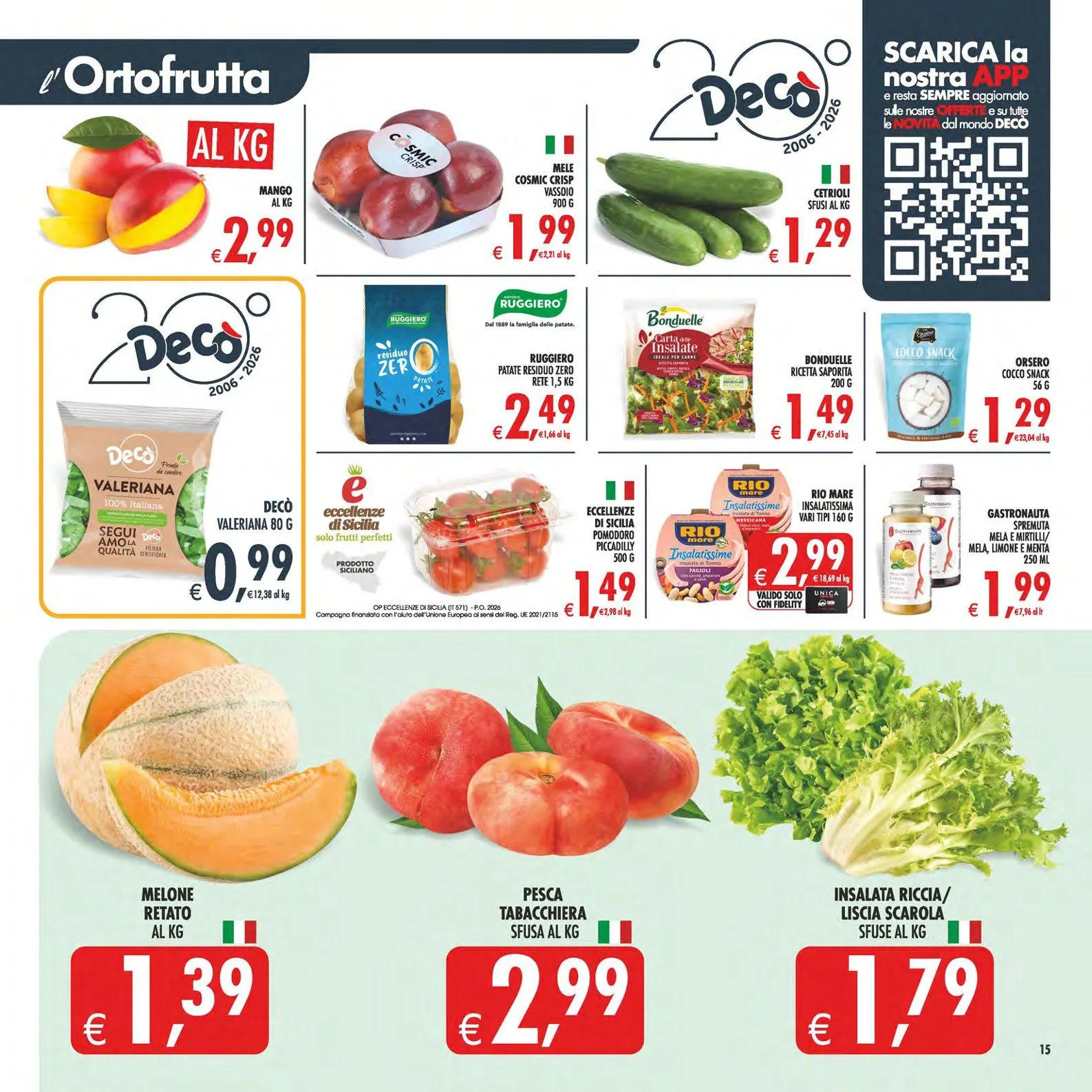 Volantini Deco Supermercati da 19 giugno a 29 giugno di 2026 - Pagina del volantino 15