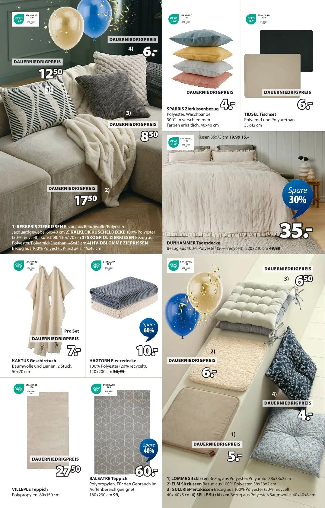 JYSK Prospekte von 19. September bis 18. Oktober 2025 - Prospekt seite 14